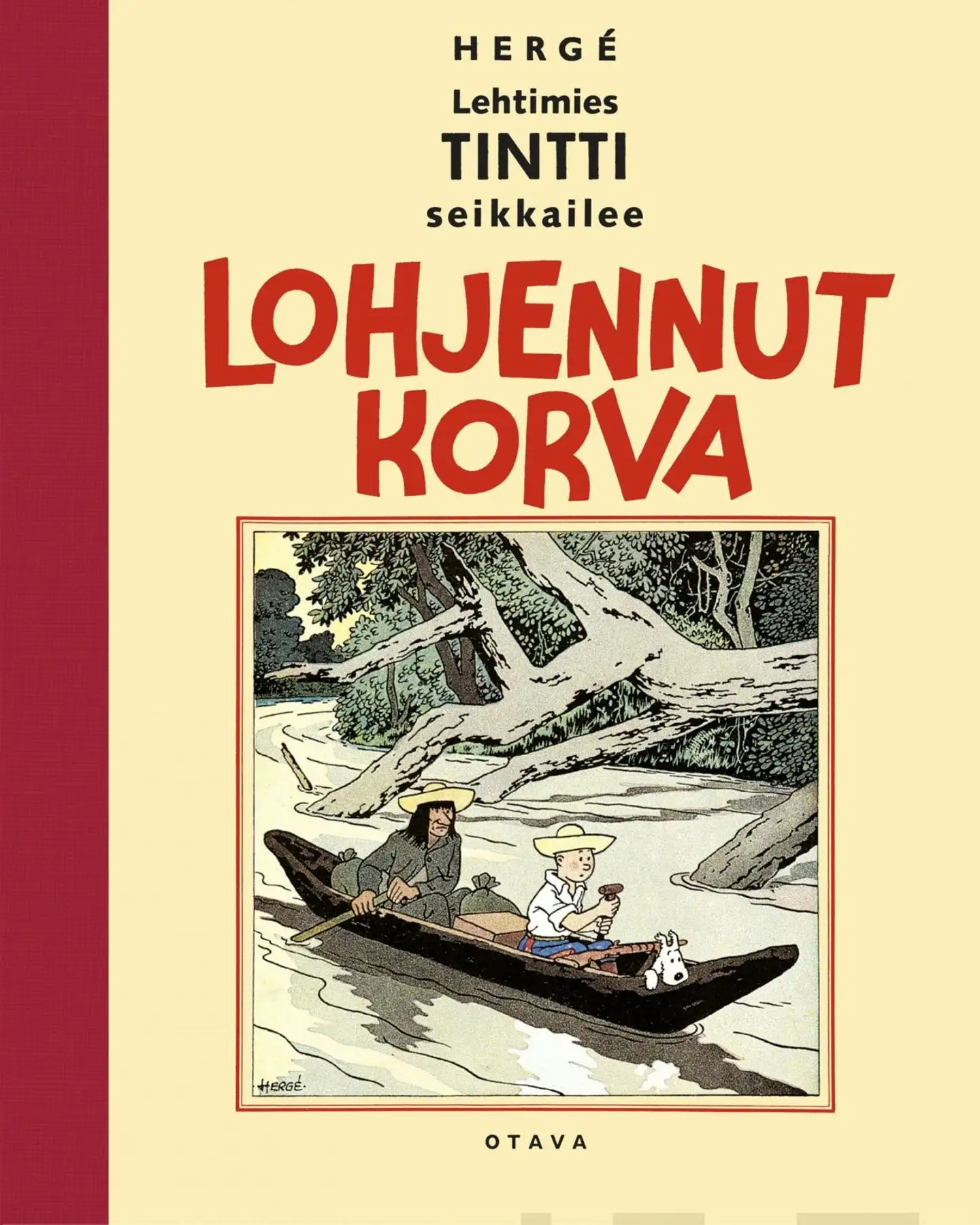 Hergé, Lohjennut korva