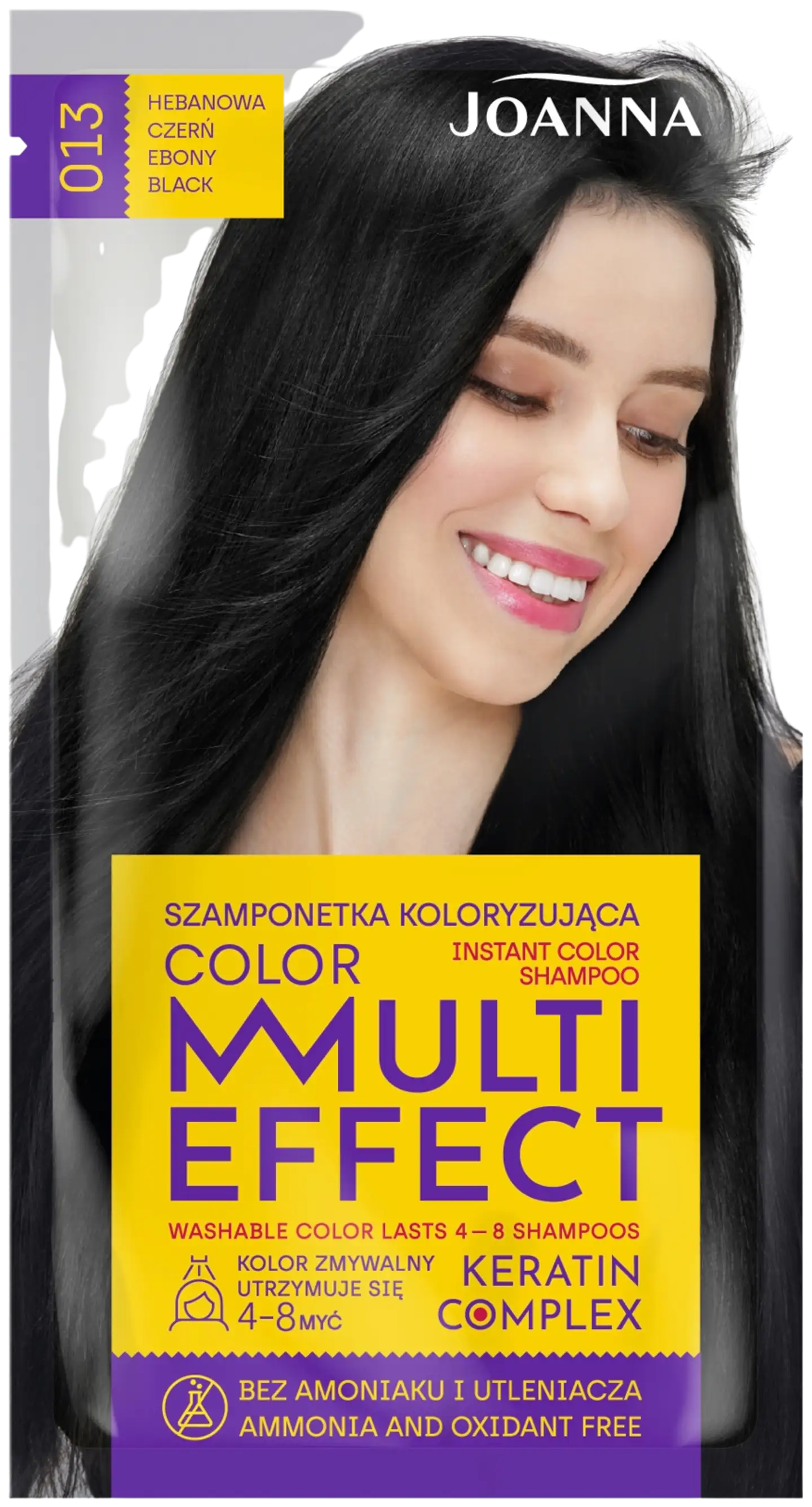 Multi effect shampoo Ebony Black 013