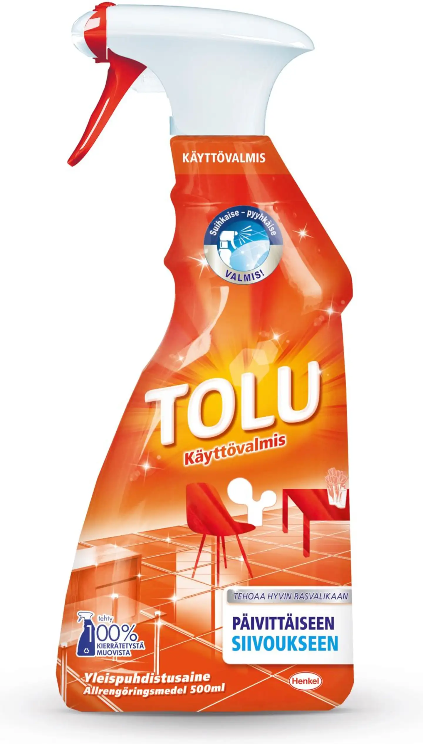 Tolu 500ml Käyttövalmis yleispuhdistusaine spray