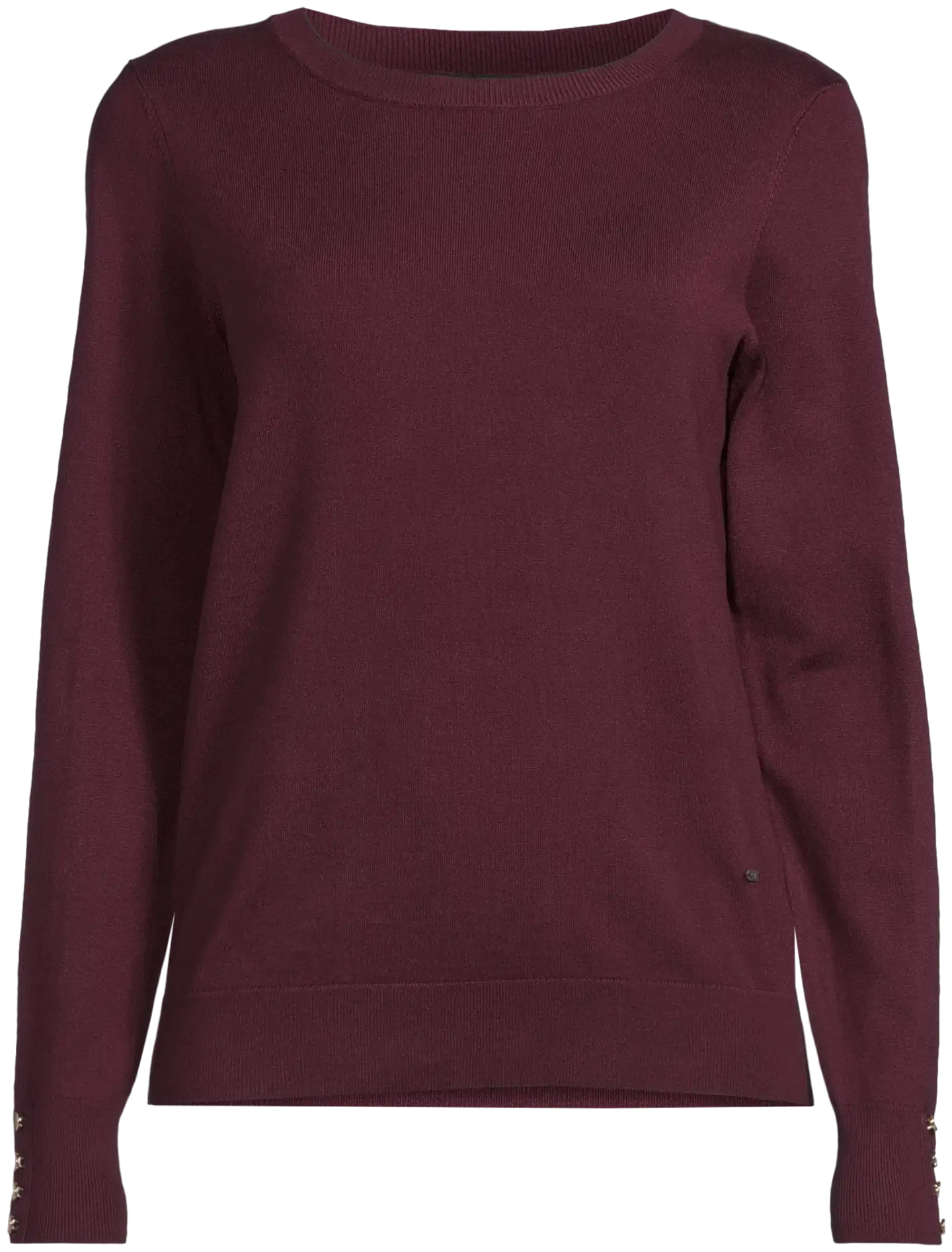 London Fog naisten raidallinen neulepusero 213L262902 - dark wine - 2