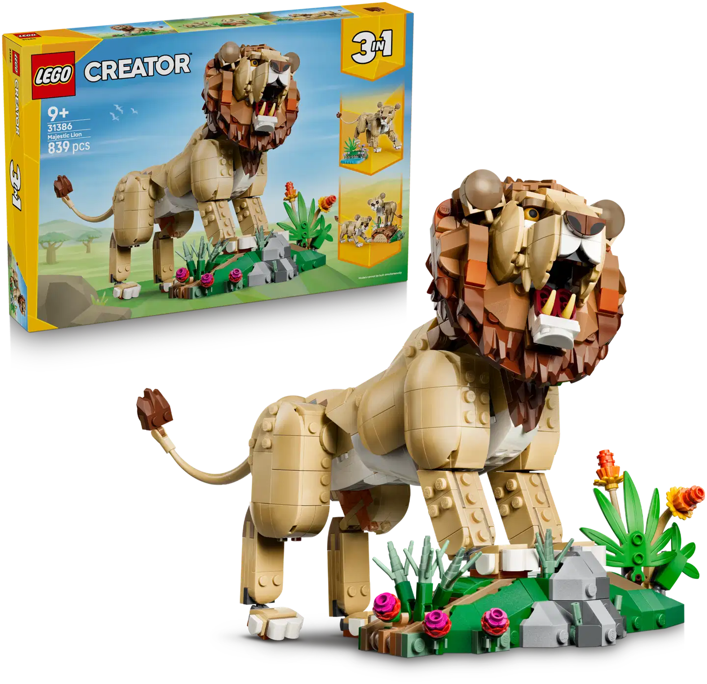 LEGO® Creator 31386 Villieläimet: uljas leijona - 1