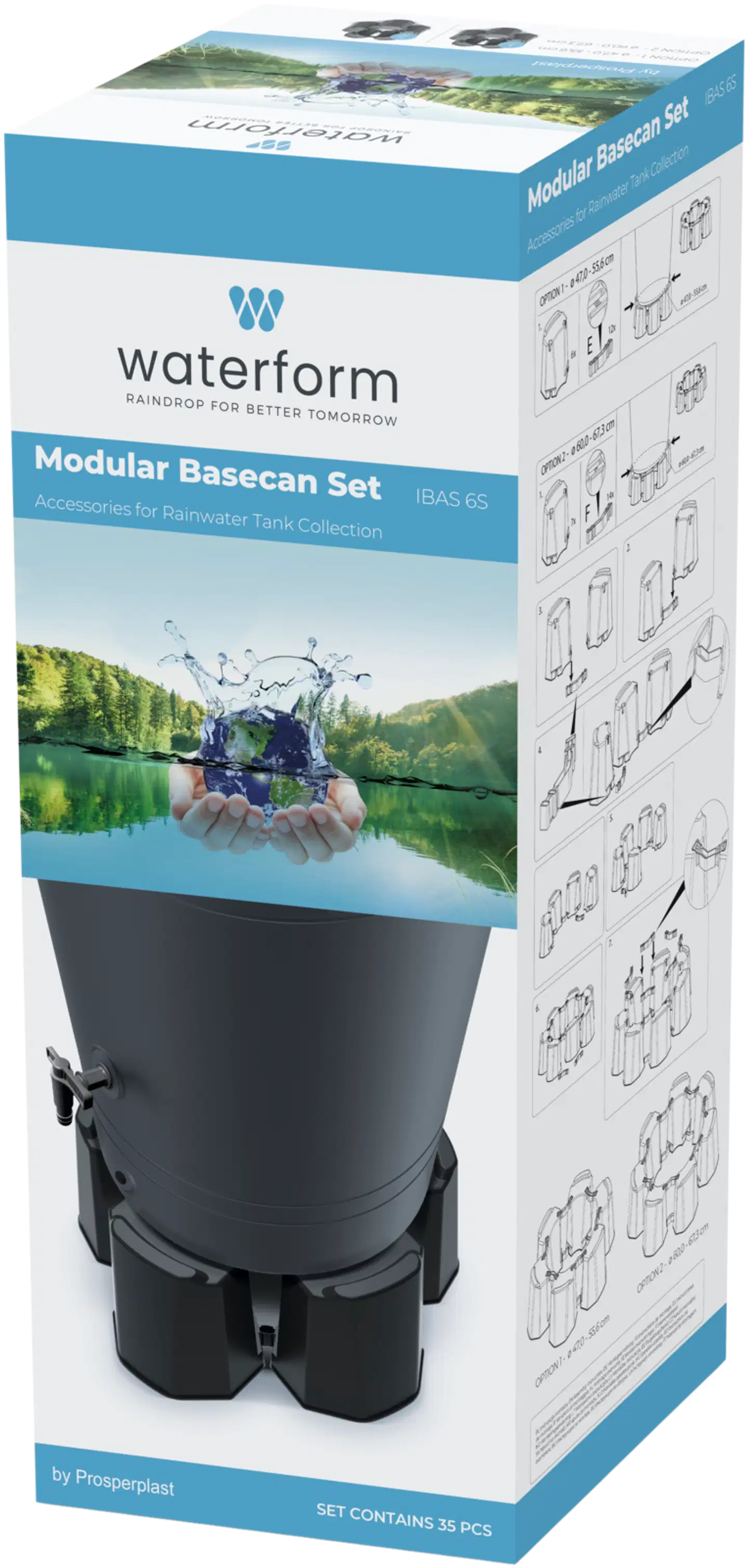 Waterform jalusta sadevesiastialle - 1