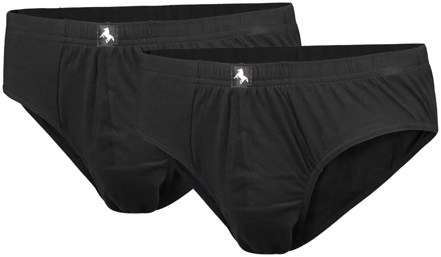 Black Horse 2-pack Basic alushousut - BLACK - 1