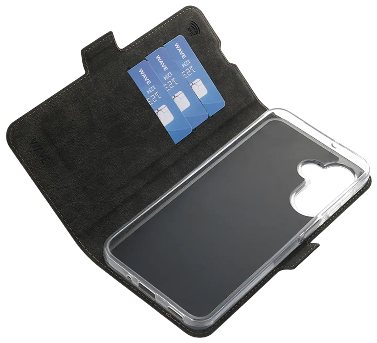 Wave Book Case, Samsung Galaxy A17 5G / Samsung Galaxy A17 4G, Taupe - 4