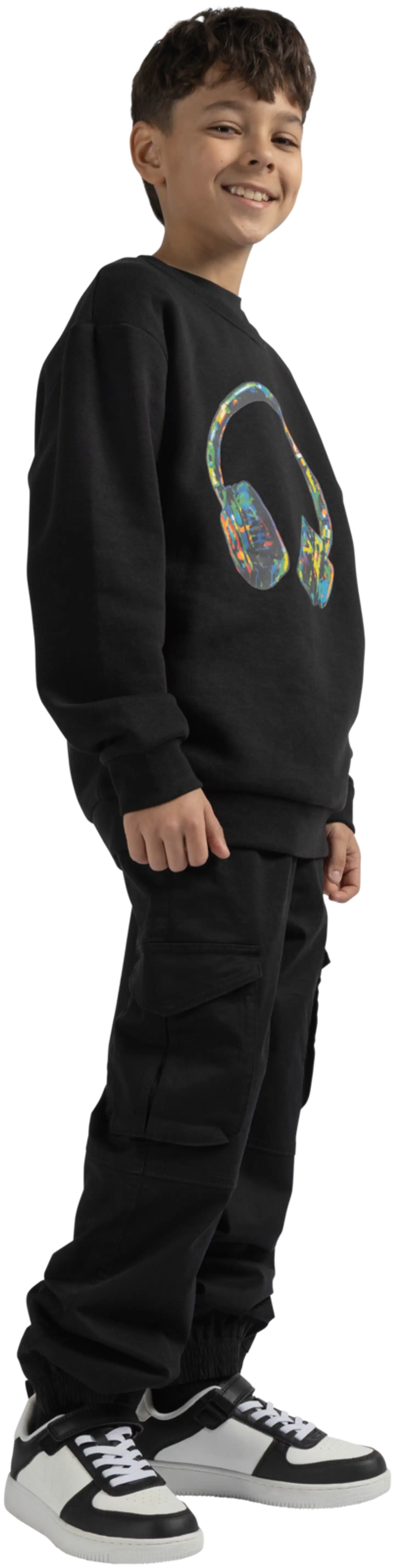 House lasten cargohousut 23PH292612 - Black - 6