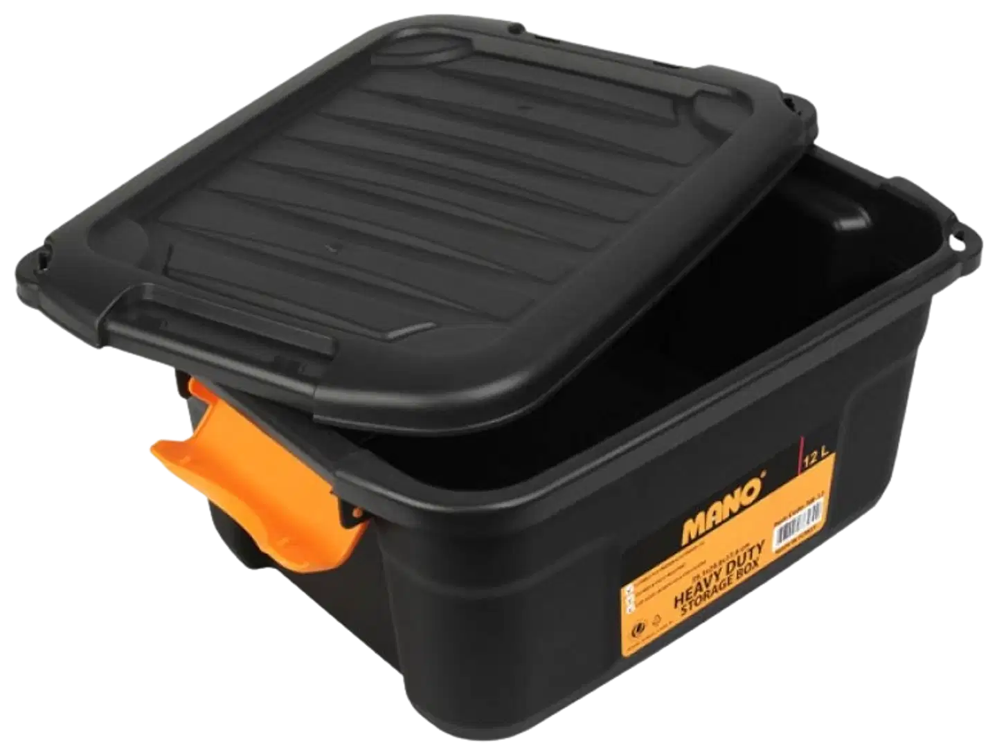MANO varastolaatikko 12l musta - 2