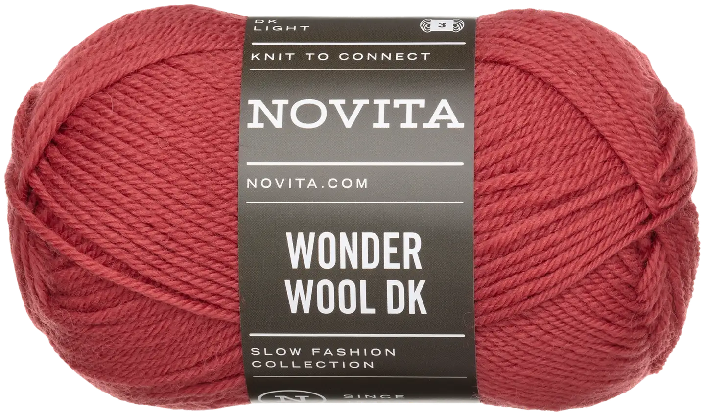 Novita lanka Wonder Wool DK 50g puolukkamehu 5471 - 1