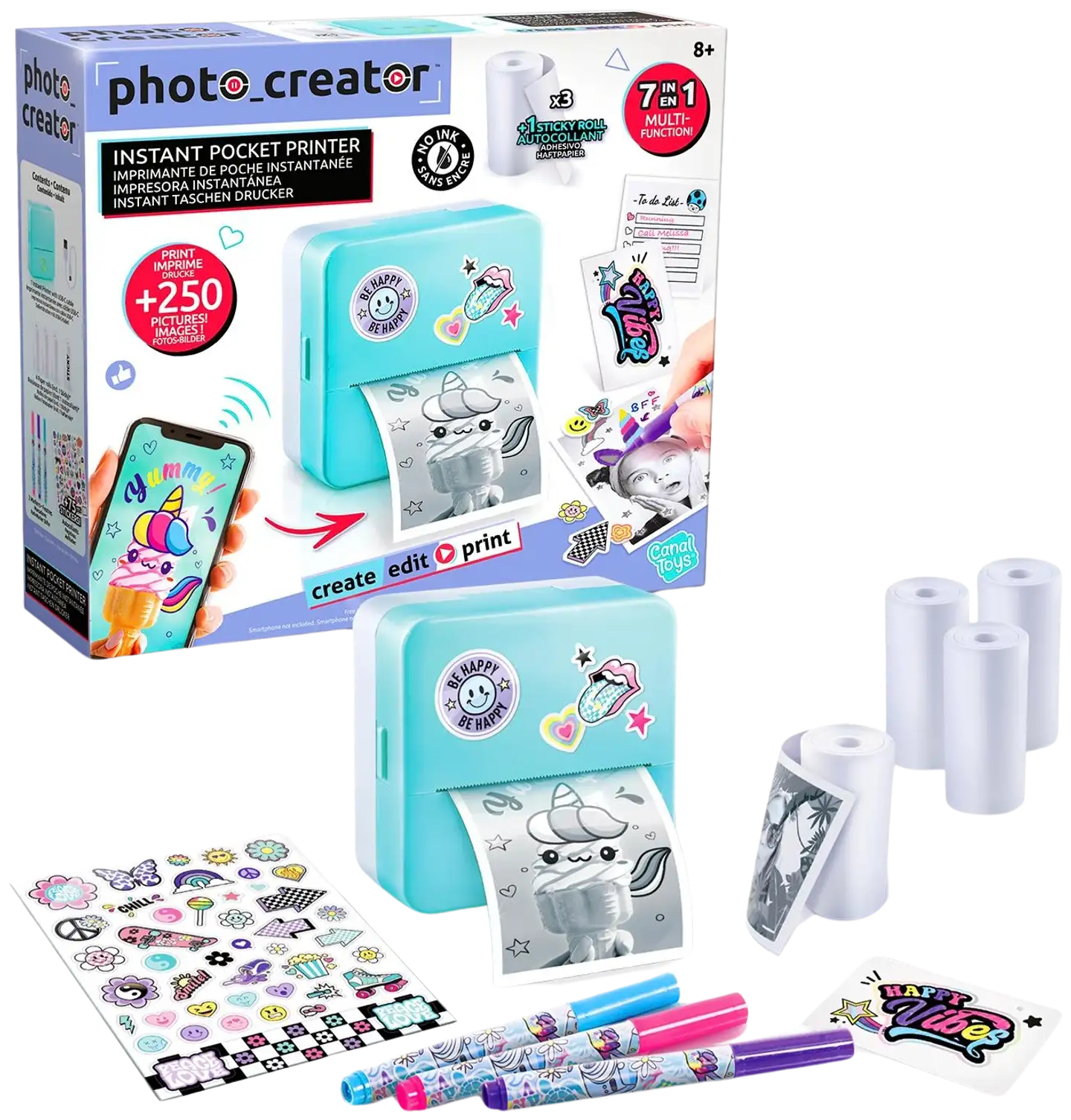 Photo Creator Instant Pocket Printer taskutulostin - 1