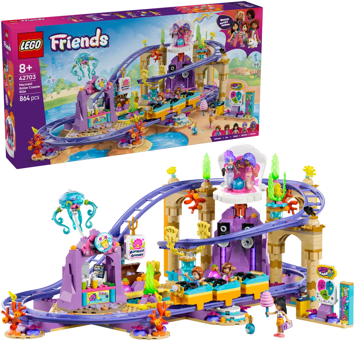 LEGO® Friends 42703 Merenneitoaiheinen vuoristorata - 1