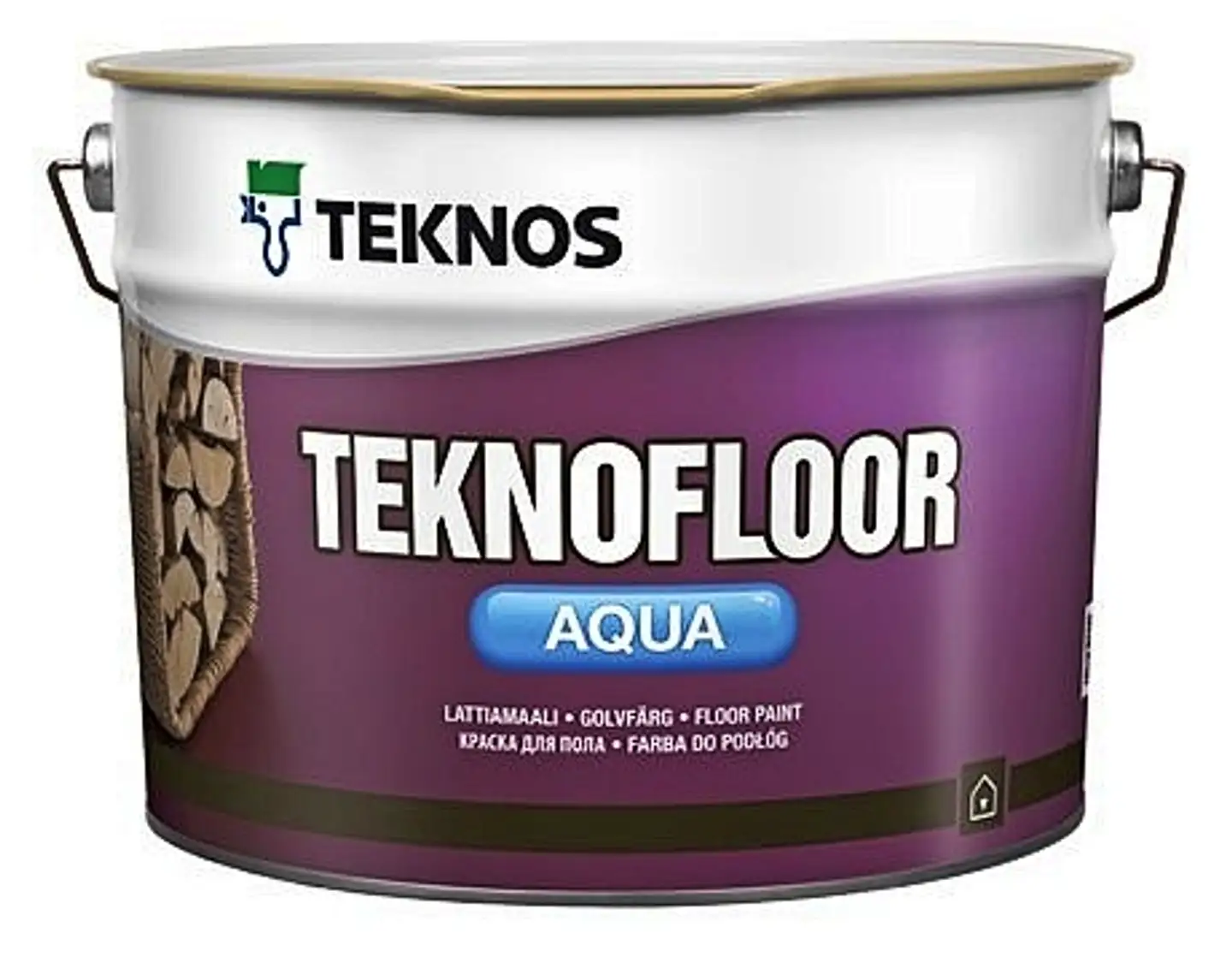 Teknos Teknofloor Aqua Lattiamaali 9L PM3 sävytettävä puolikiiltävä