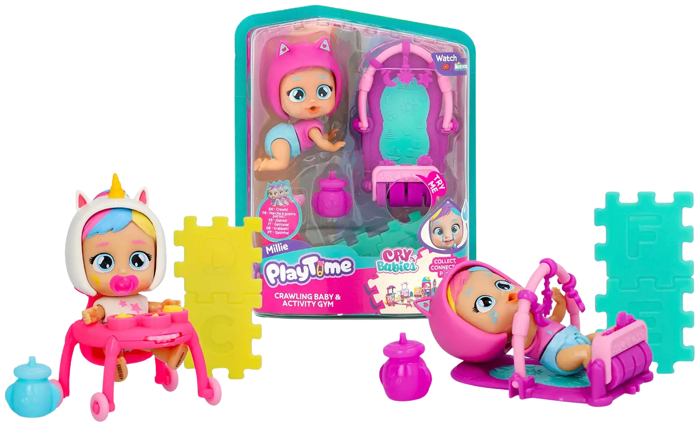 Cry Babies Playtime Pikkunukke Ja Tarvike - 1