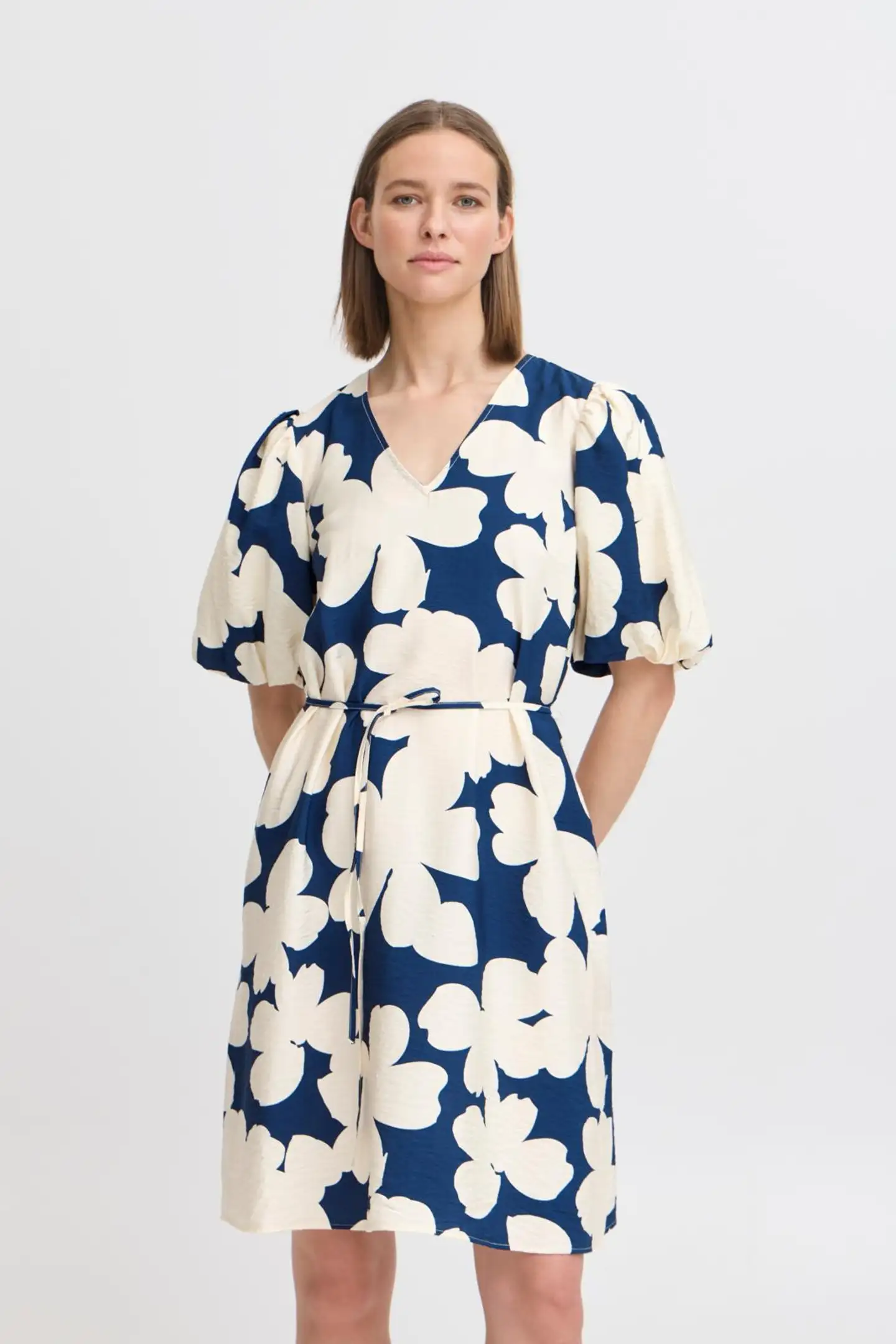 B.young naisten mekko Byibine - Medieval Blue Flower Mix - 3