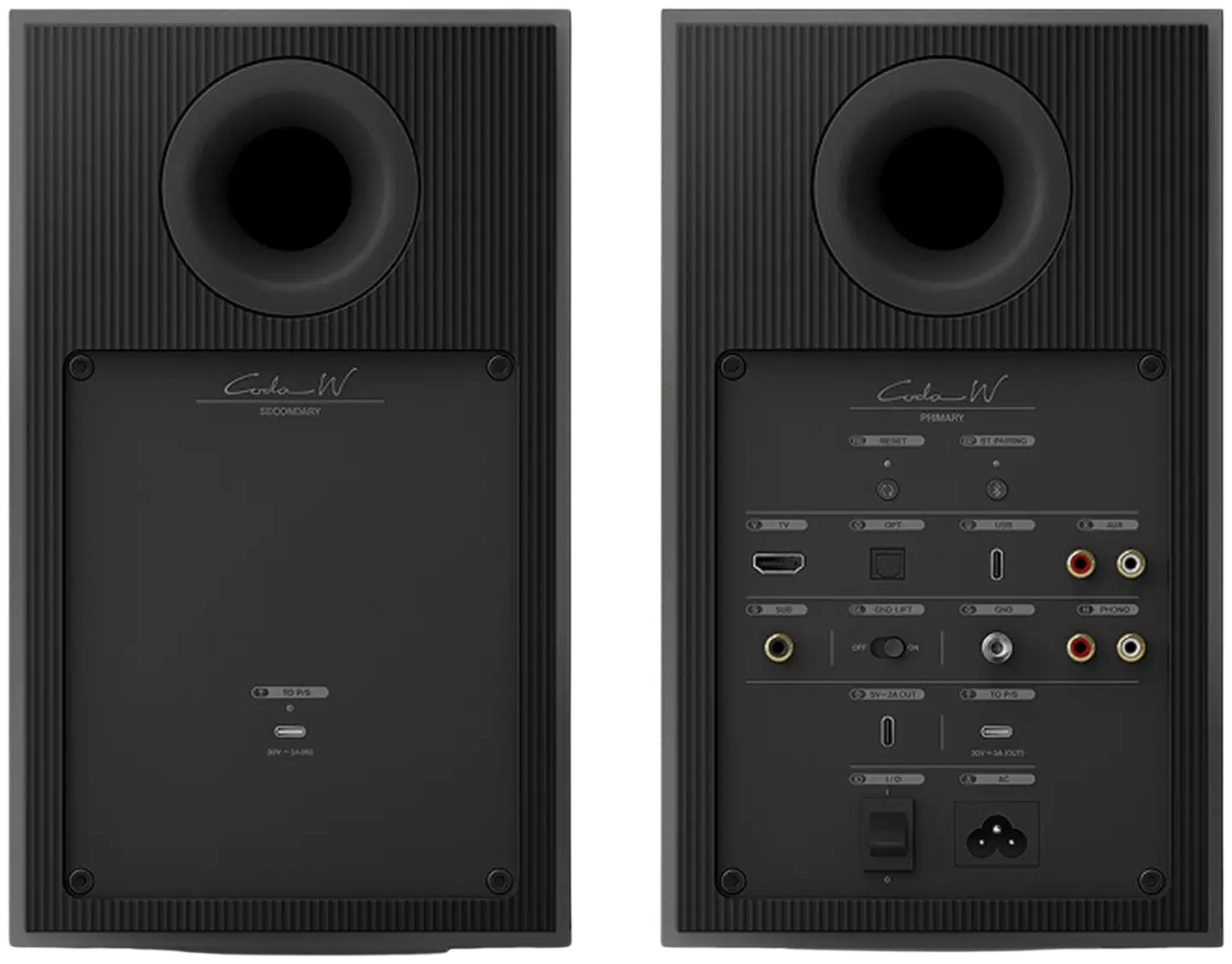 KEF aktiivikaiutinjärjestelmä CODA W dark titanium - 2