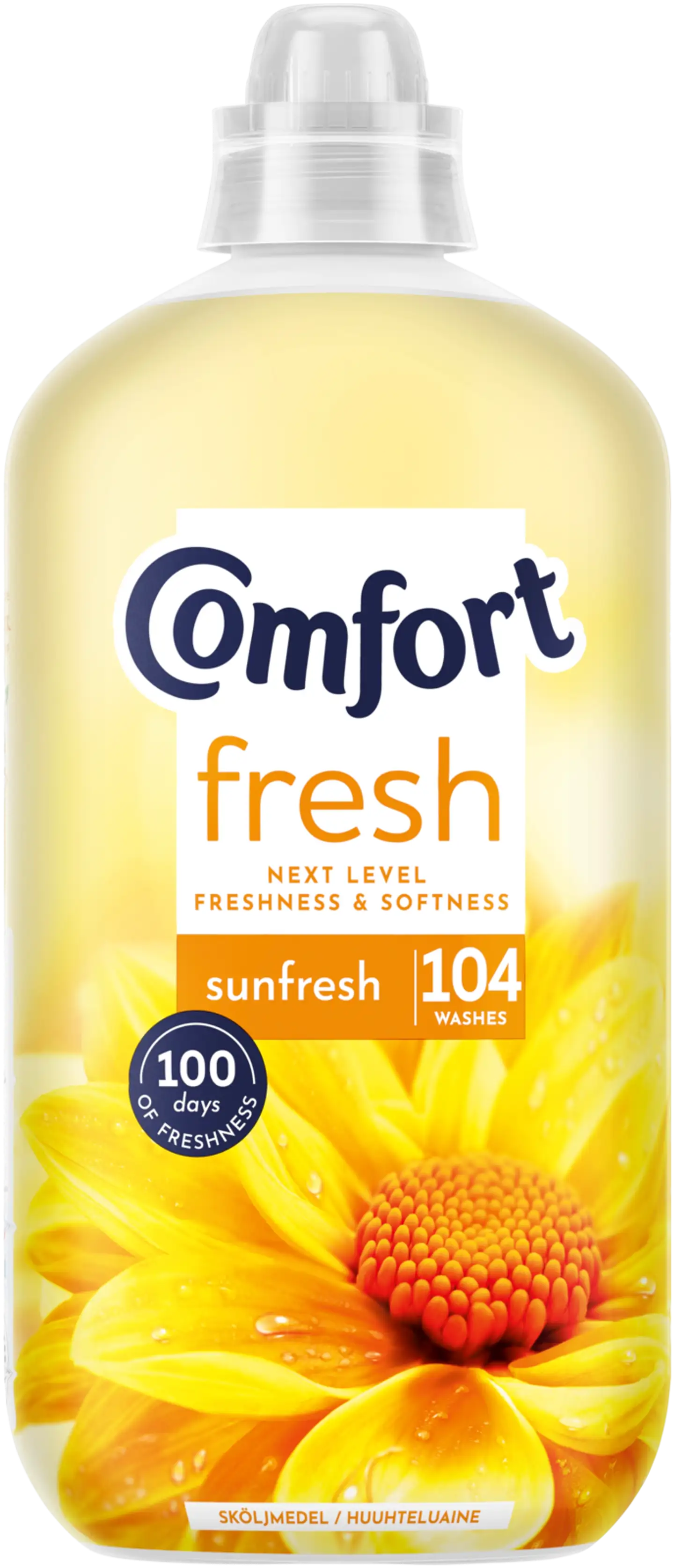 Comfort sunfresh Huuhteluaine pitkäkestoinen tuoksu 1560 ml