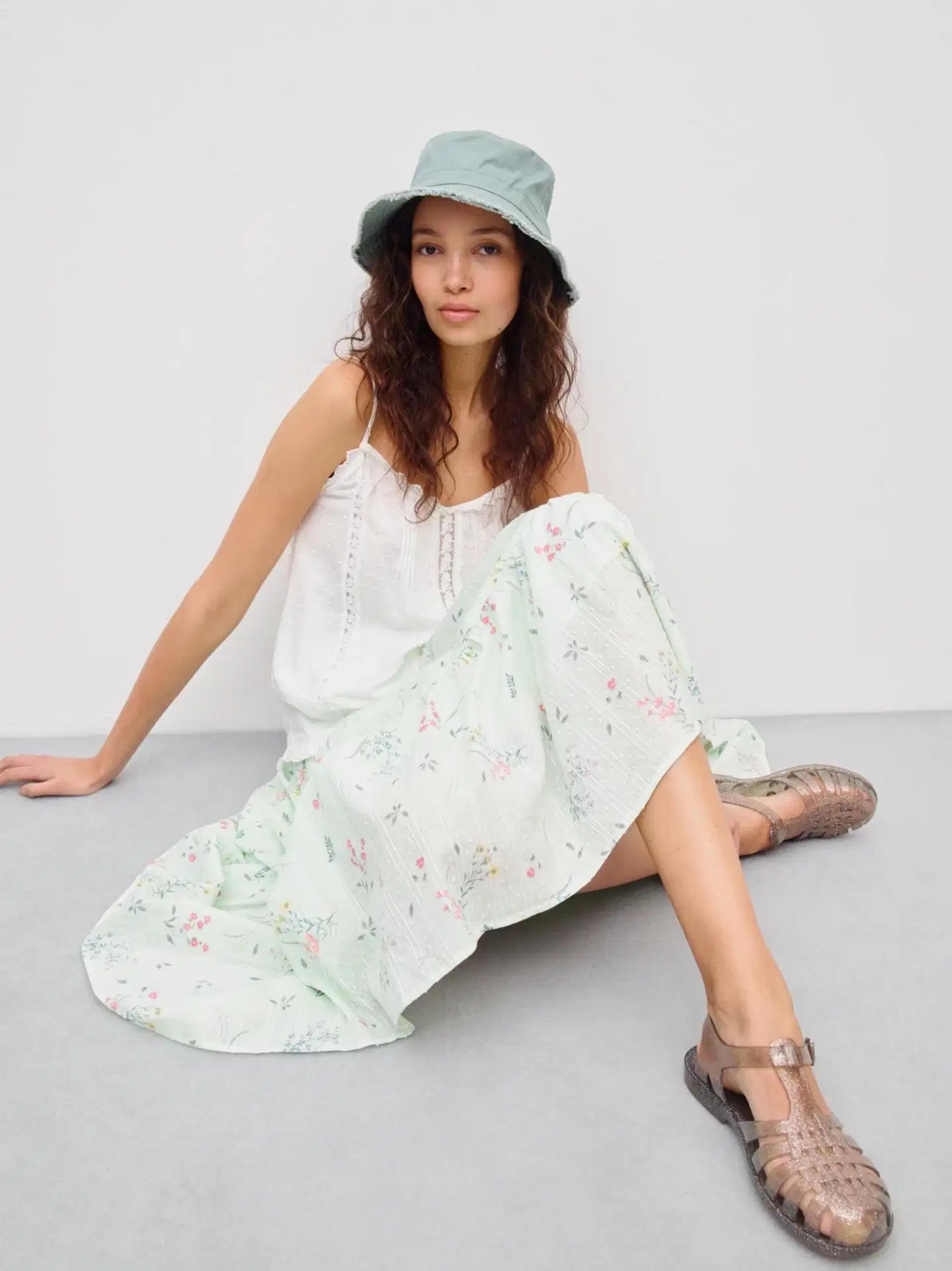 WKLY. naisten sandaalit Carina GP250442W - Black with glitter - 2