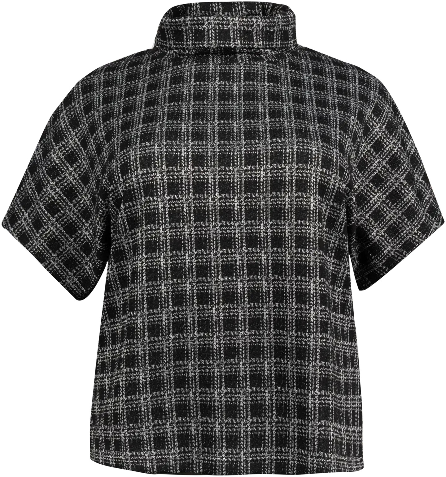 House naisten buklee-kankainen pusero 228HP40266, D-mitoitus - Black&grey - 1