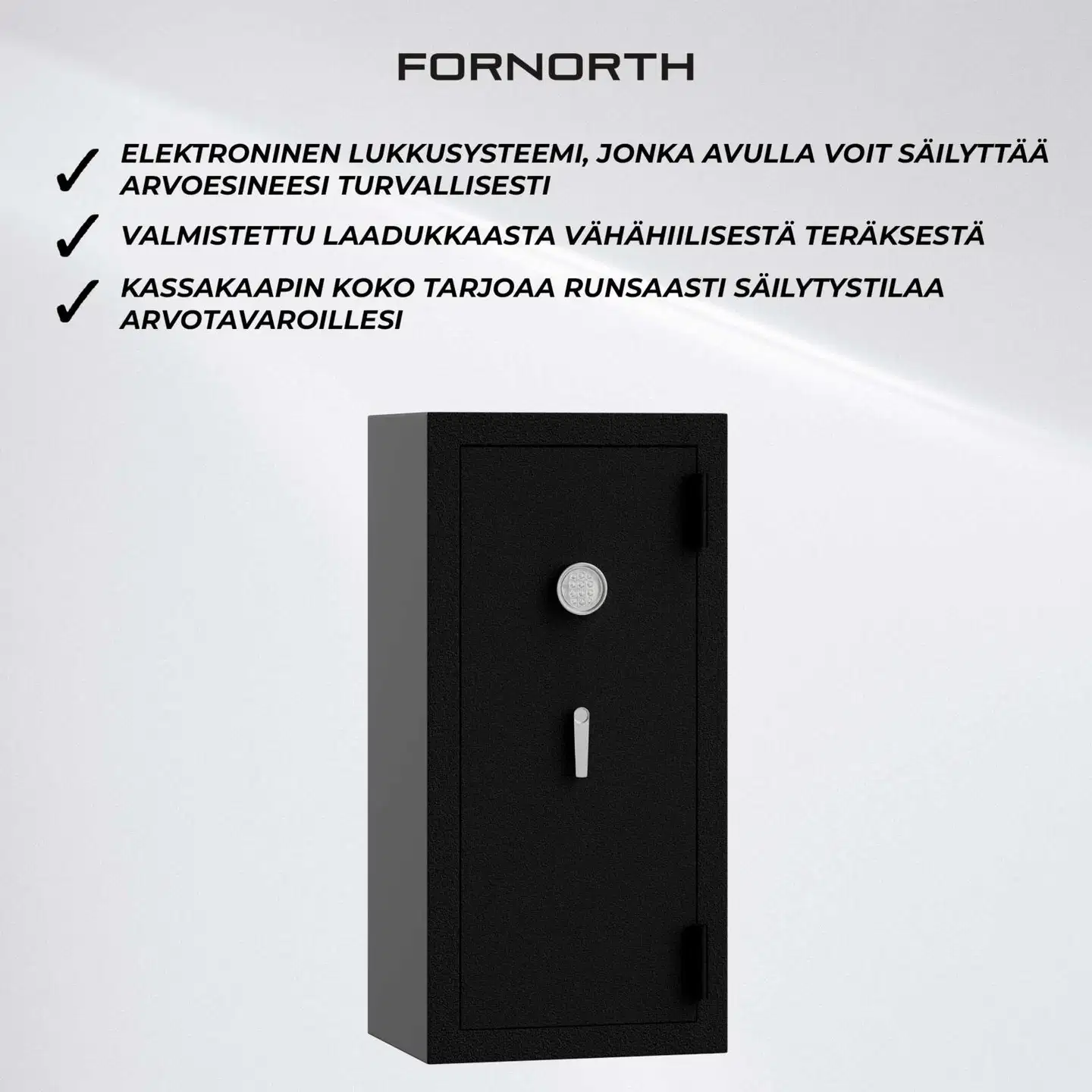 Fornorth kassakaappi 1168x559x508mm - 3