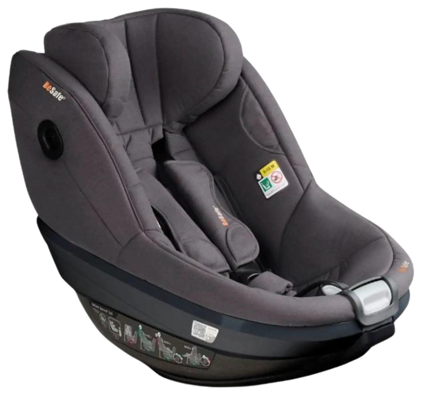 Besafe Beyond 360 2 turvaistuin Dark Grey Melange - 1