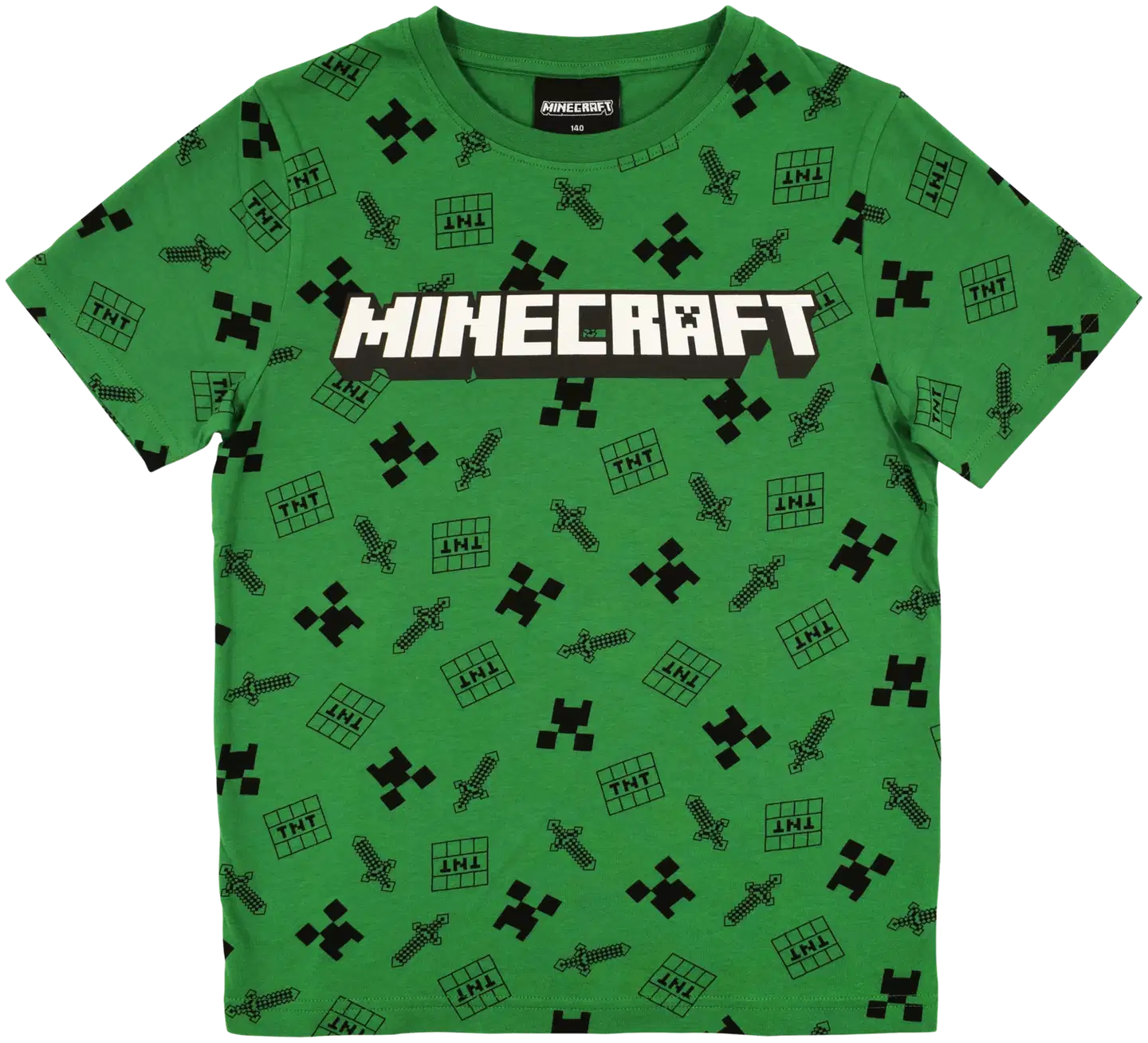 Minecraft lasten t-paita EG-MNCT-0056 - VIHREÄ