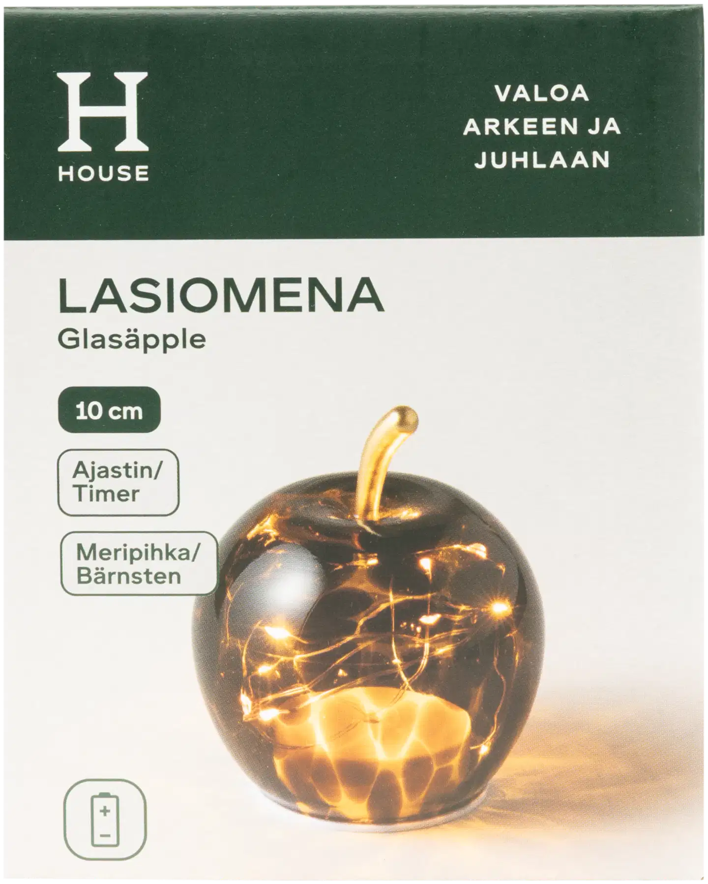 House Led-lasiomena 10 cm, meripihka - 1