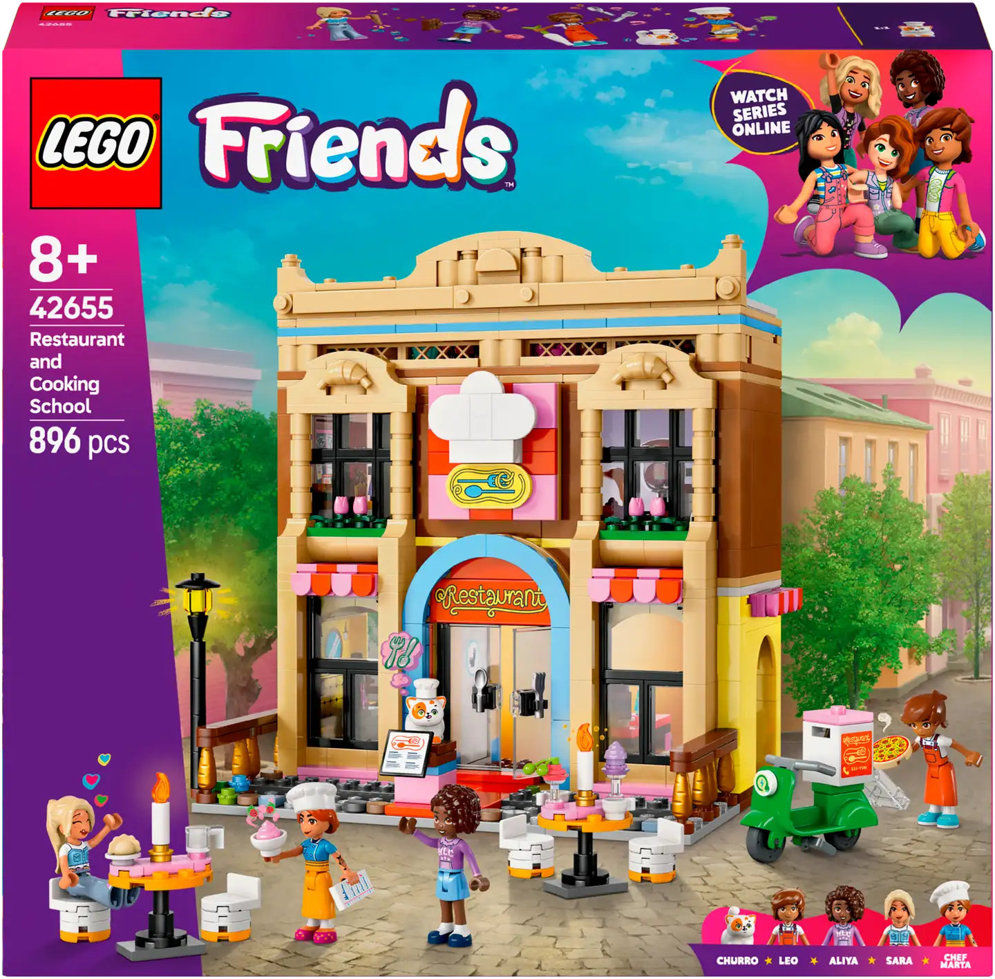 LEGO® Friends 42655 Ravintola-alan oppilaitos - 2