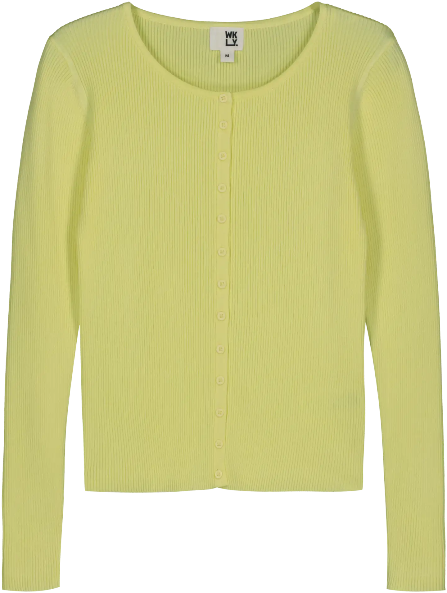 WKLY. naisten ribbineuletakki 213W000152 - Yellow - 1