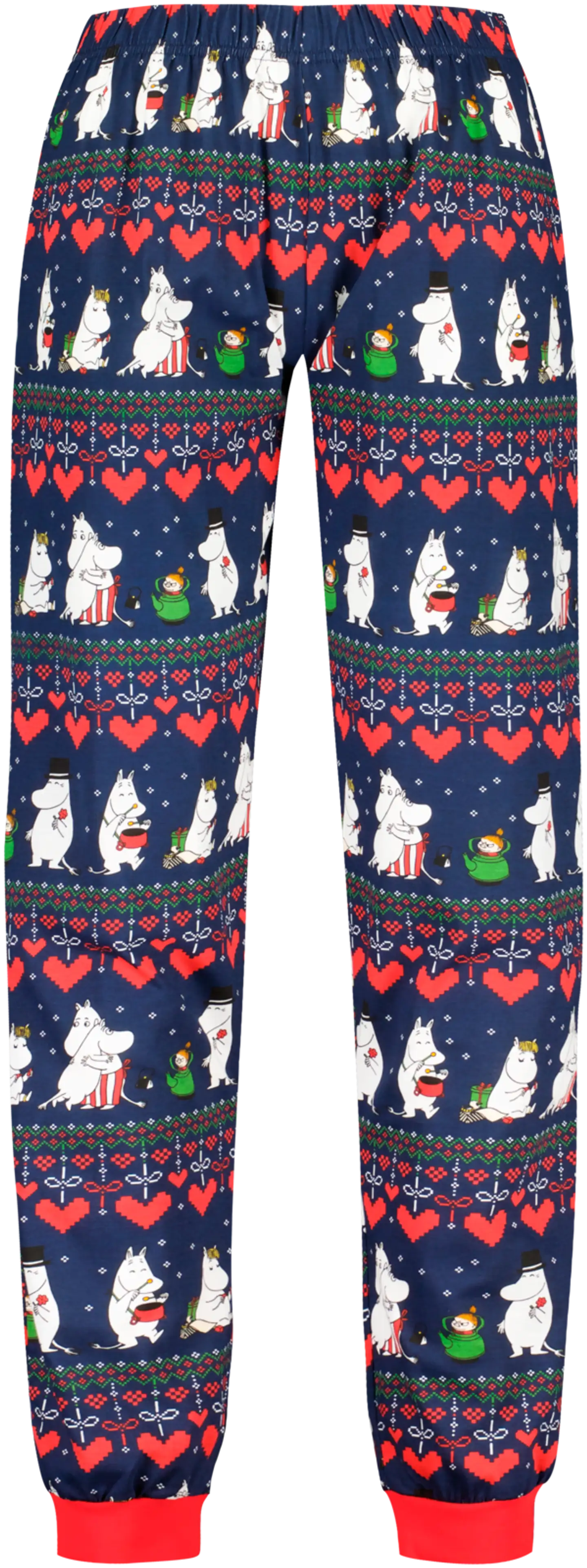 Moomin by Martinex naisten pyjama Suvi Talvisydän 590404 - tummansininen - 3