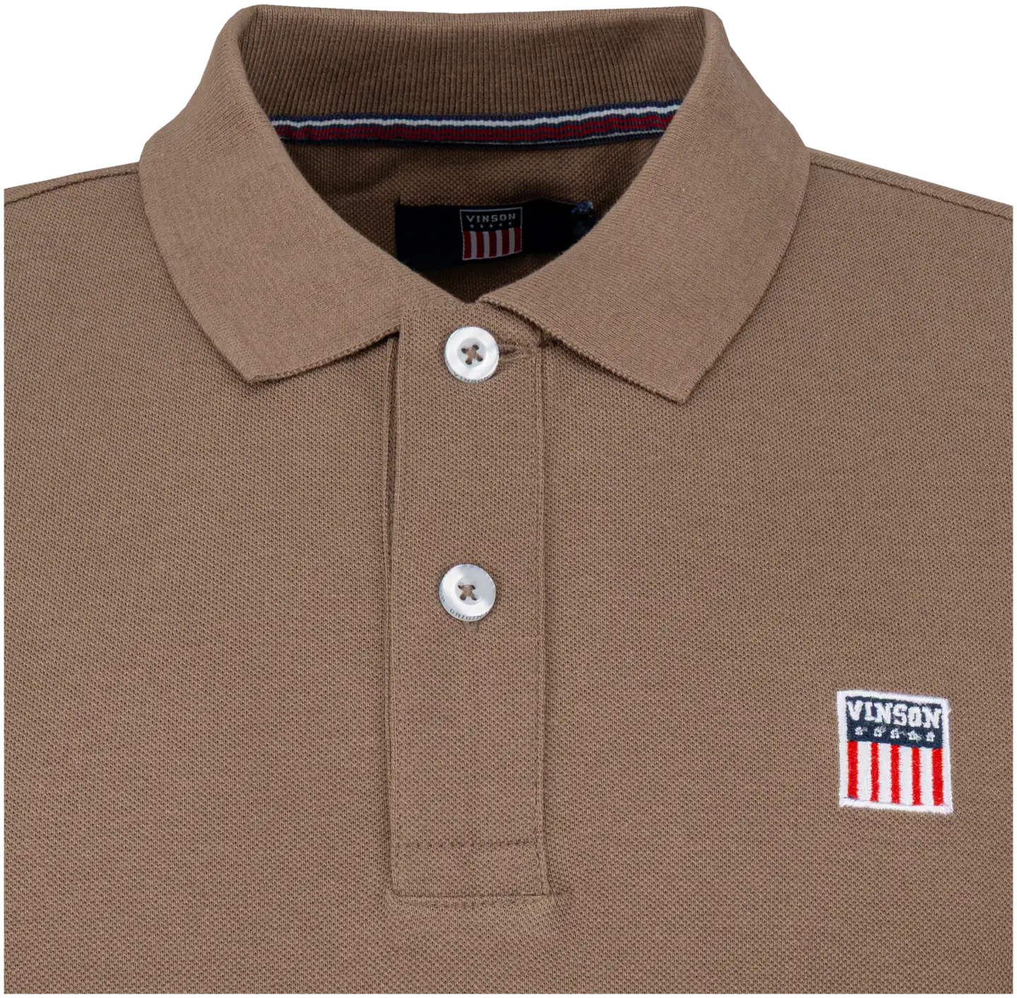 Vinson miesten pikeepaita Mike - walnut - 2