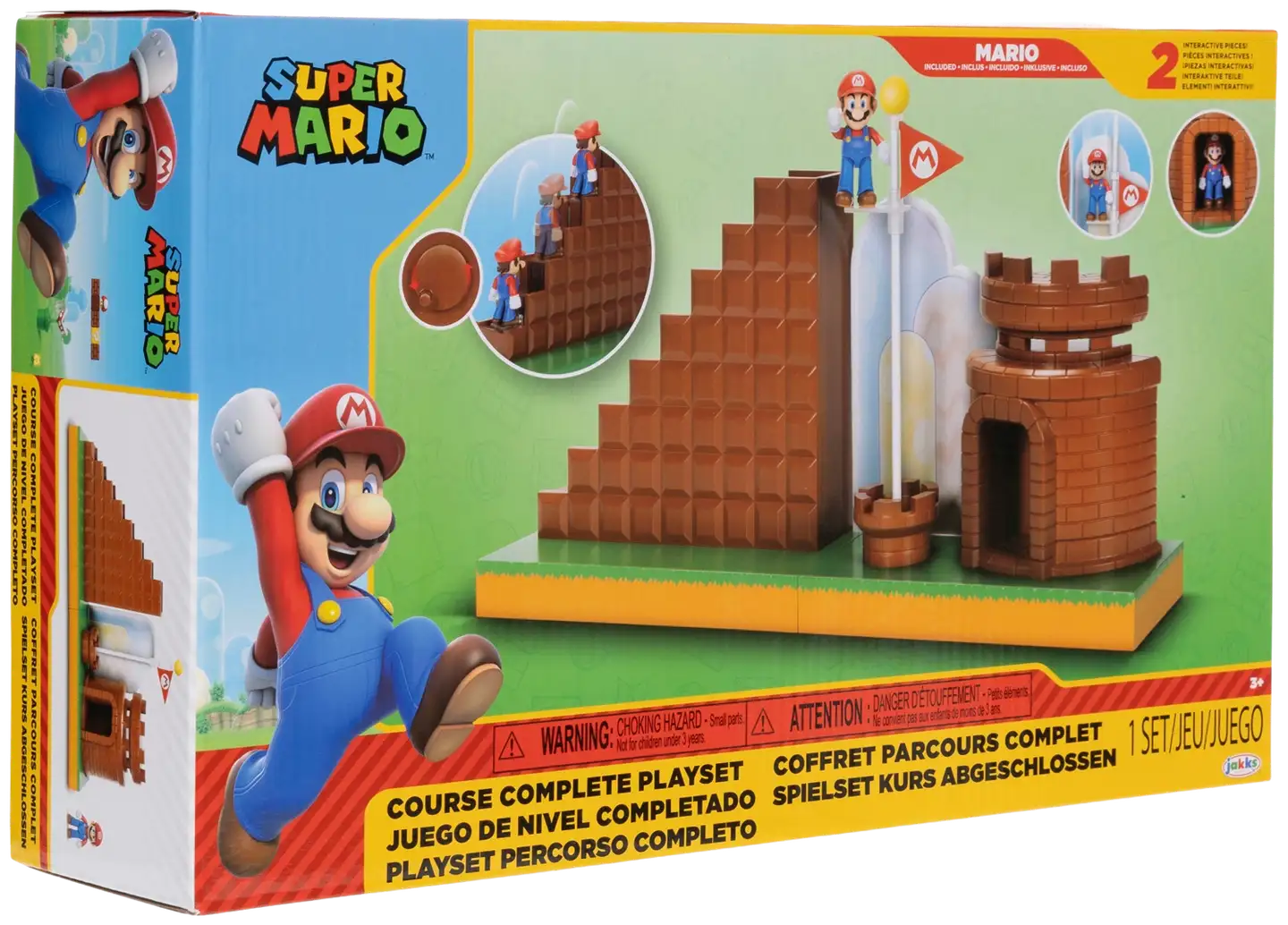 Nintendo leikkisetti Super Mario 2.5" Level End Playset - 4