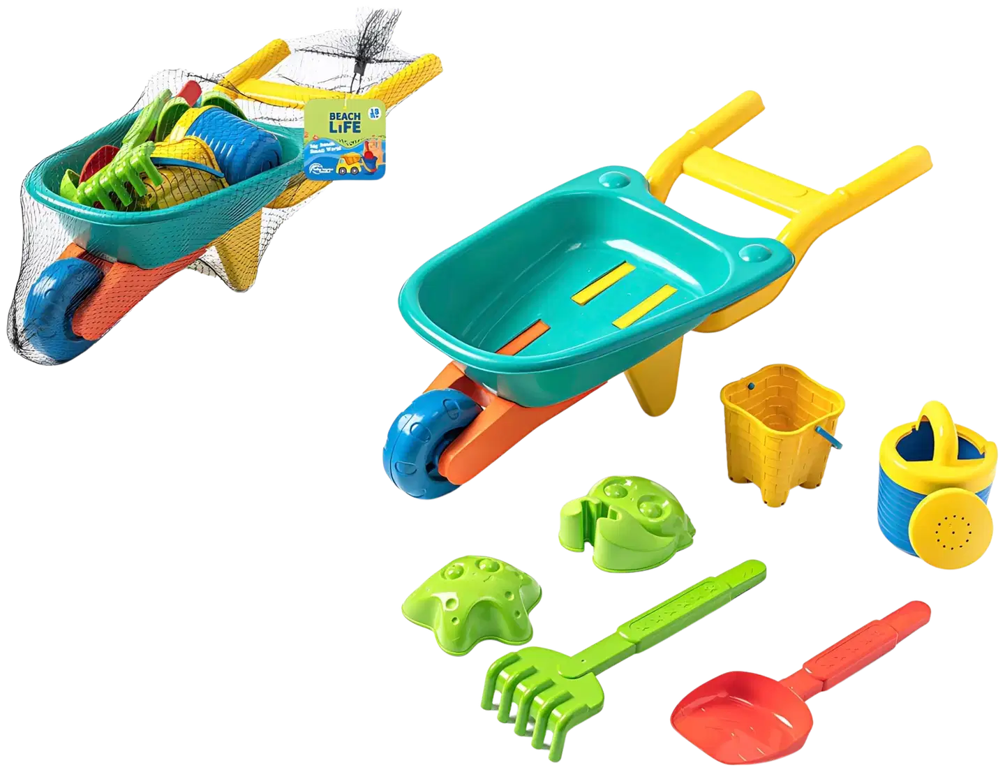 Rantakärrysetti 7 kpl