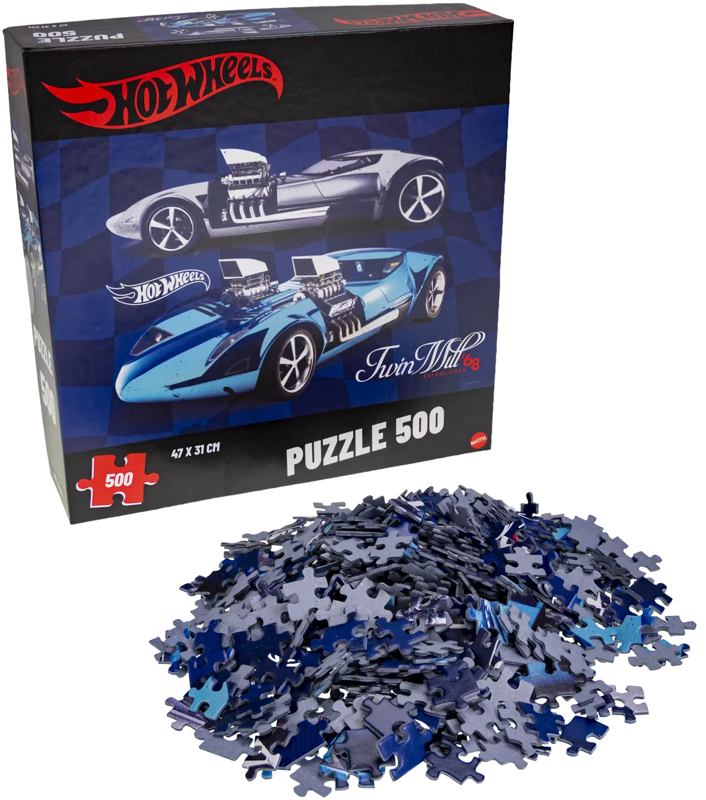 Tactic Palapeli Hot Wheels Twin Mill 500 palaa - 2