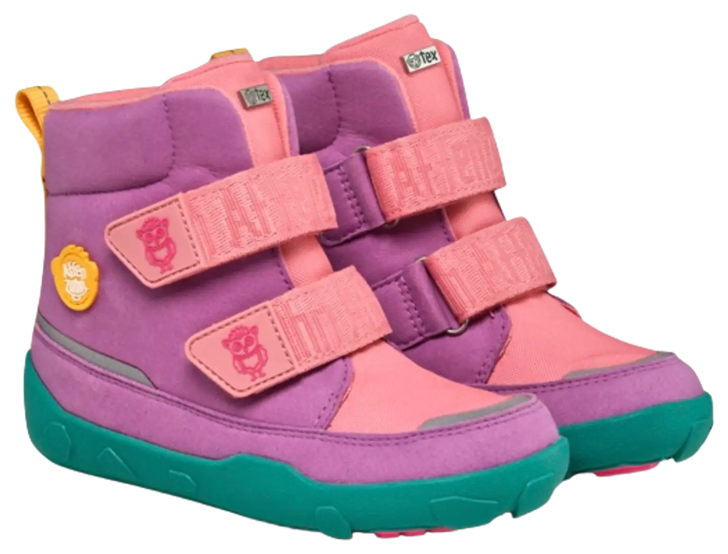 Affenzahn lasten paljasjalkakenkä Mid Boot Vegan Comfy - Owl - 1
