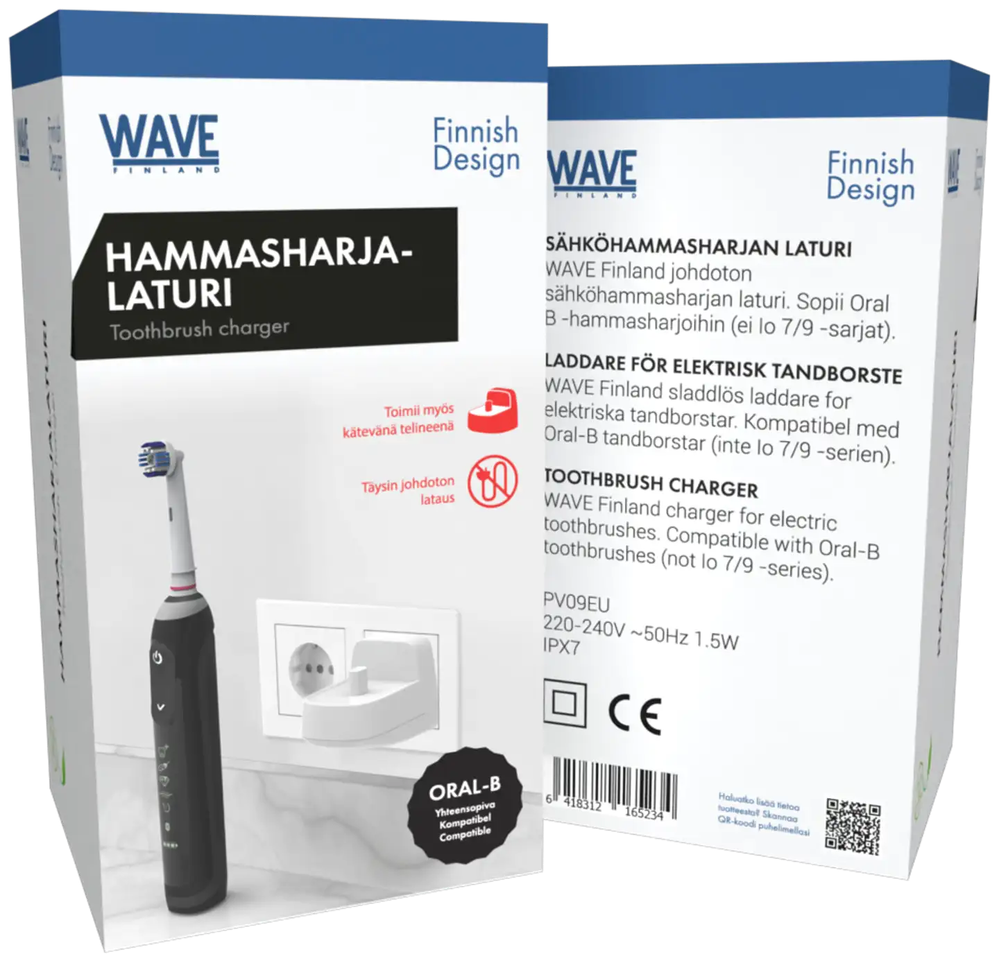 Wave Oral-b sähköhammasharjan johdoton laturi - 4