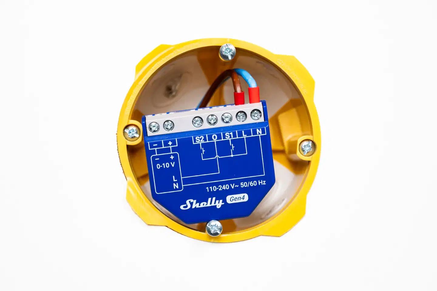 Shelly Dimmer 0/1-10V PM Gen4 - WiFi- ja Zigbee 0-10 V -ohjain - 6