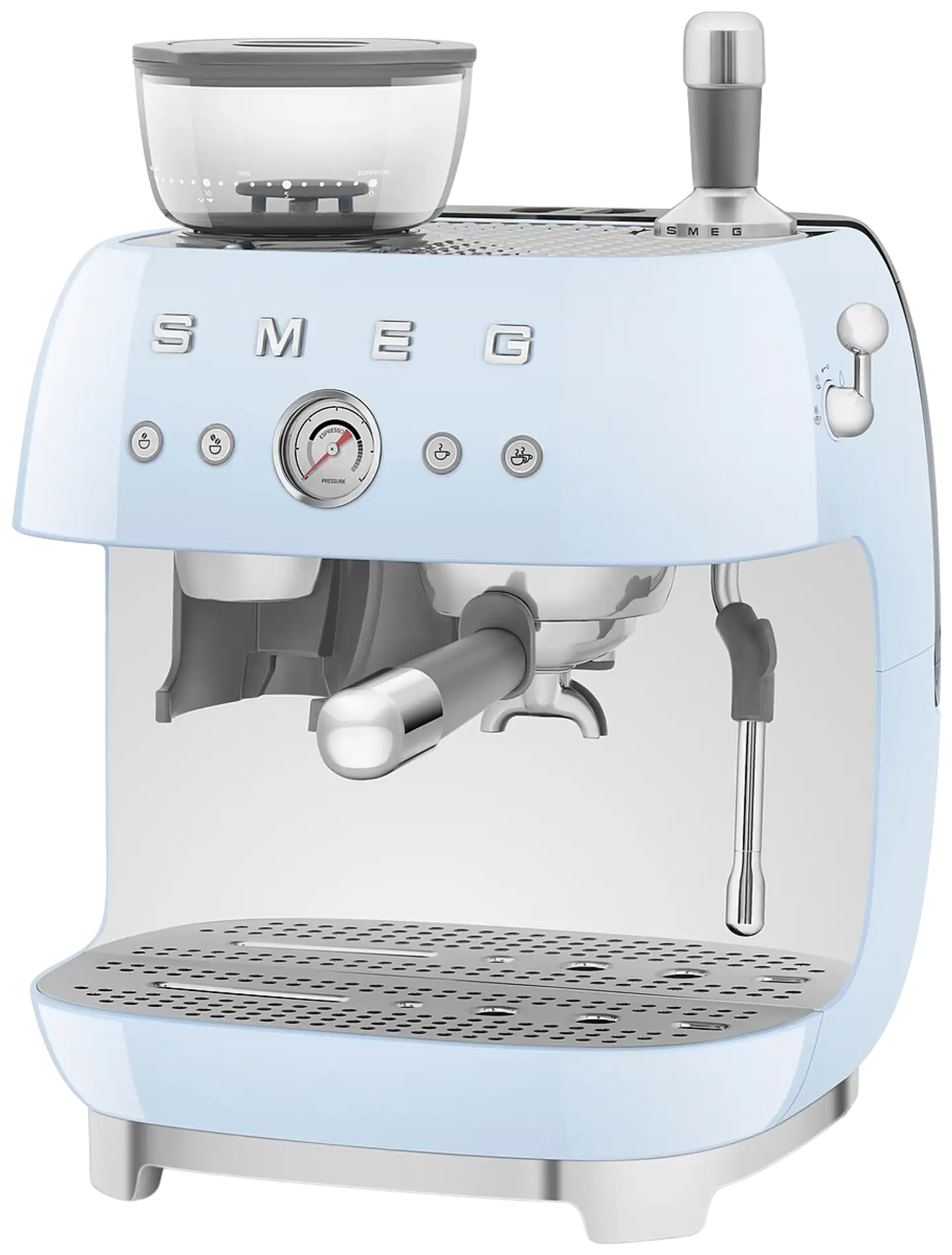 Smeg espressokeitin myllyllä vaaleansininen EGF03PBEU - 4