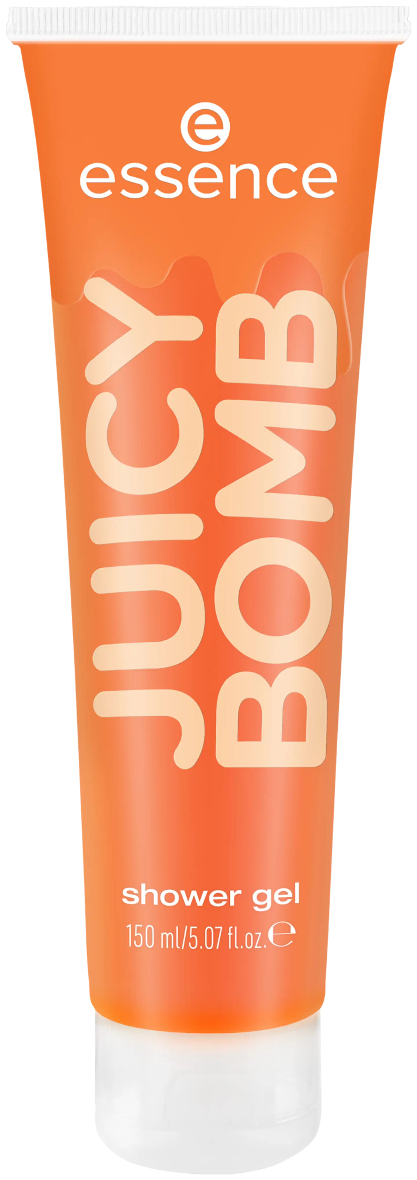 essence caramelted JUICY BOMB shower gel 01 Caramel Splash! suihkugeeli 150 ml