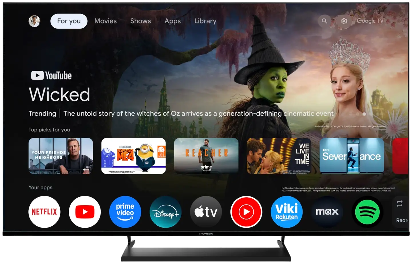 Thomson 55" 4K Google TV 55UG5X15 - 2