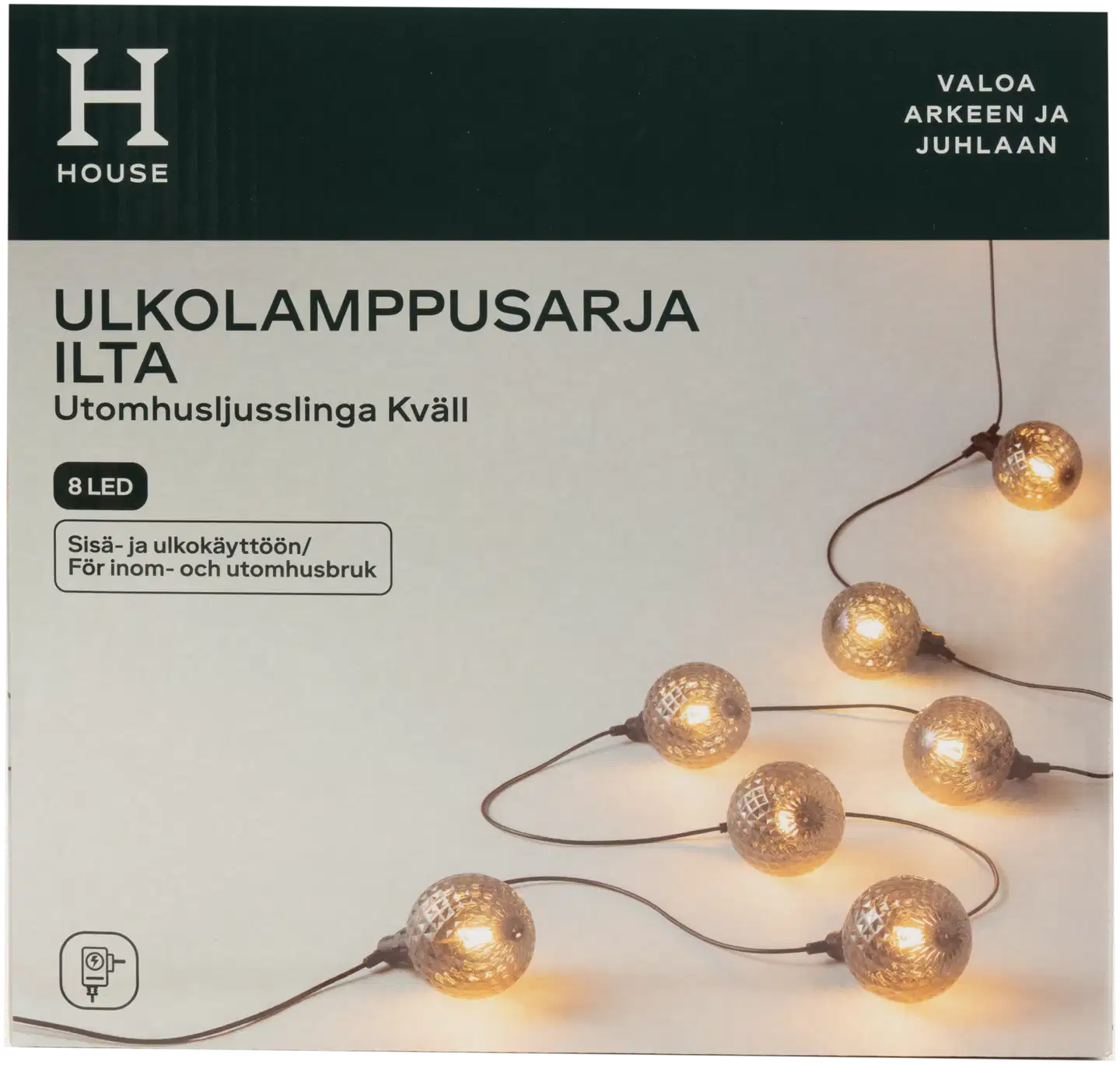 House ulkolamppusarja Ilta 8 LED - 1
