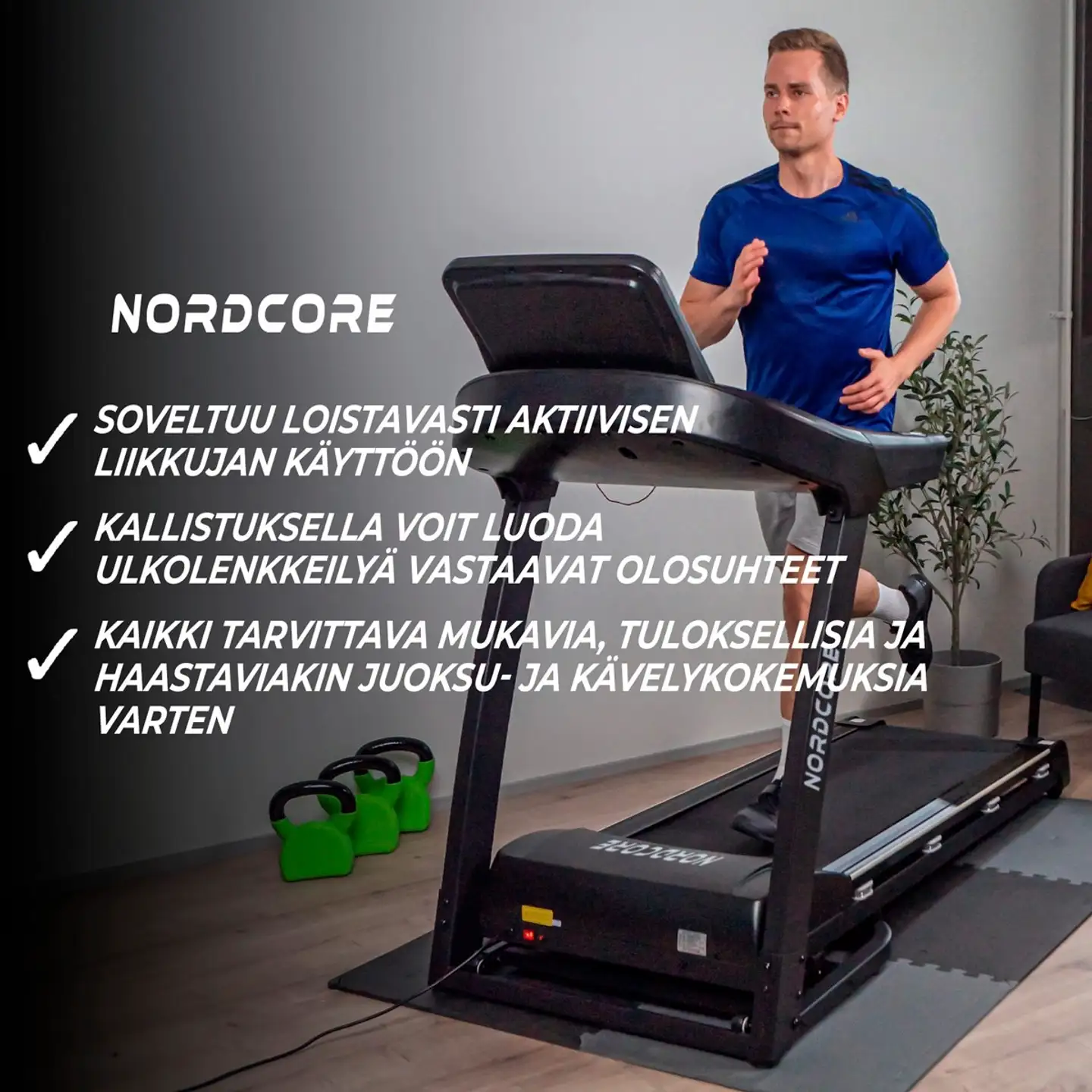 Nordcore Juoksumatto 4500 - 6