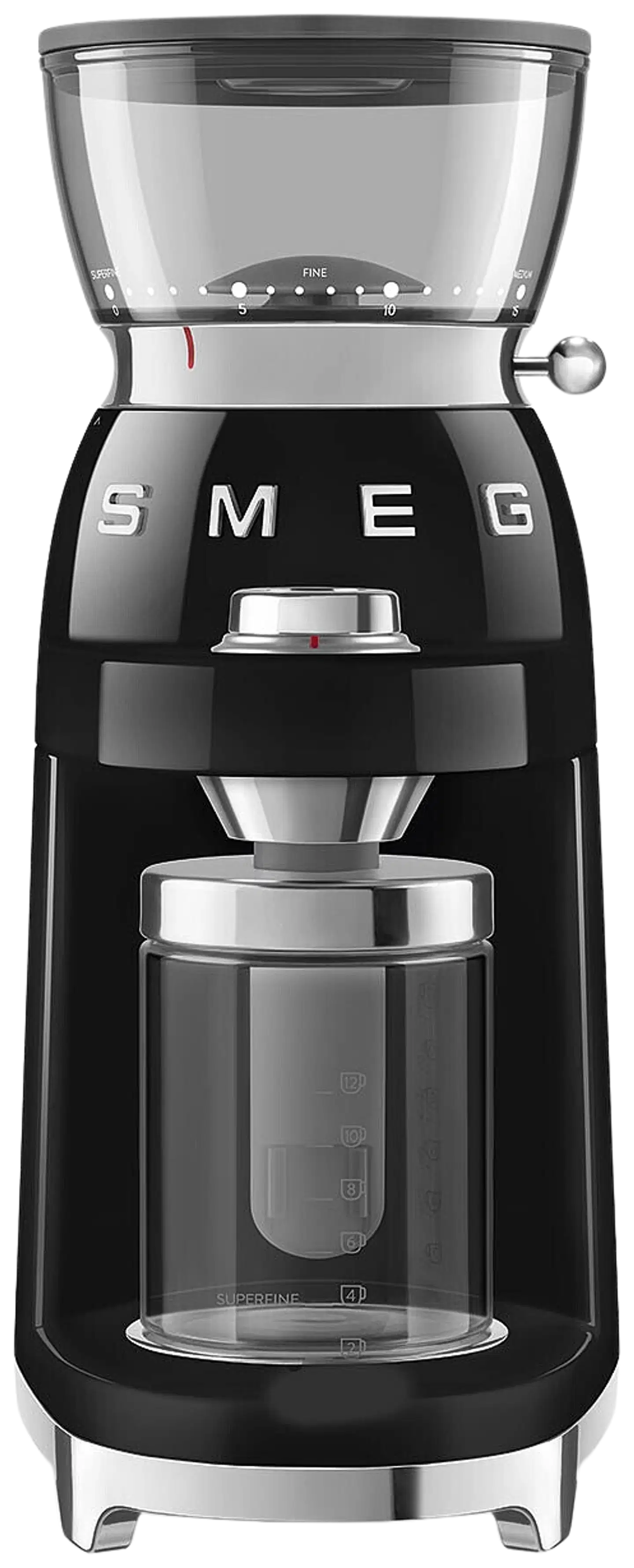 Smeg kahvimylly CGF03BLU musta - 1