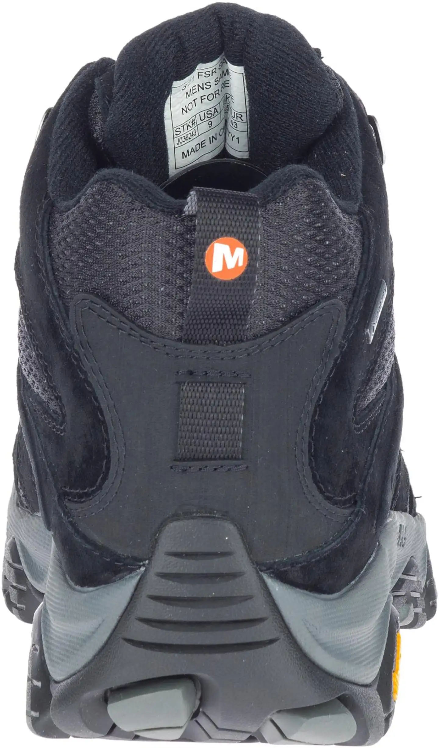 Merrell miesten vedenpitävä Mid-vartinen ulkoilujalkine Moab 3 Mid GTX - BLACK - 4