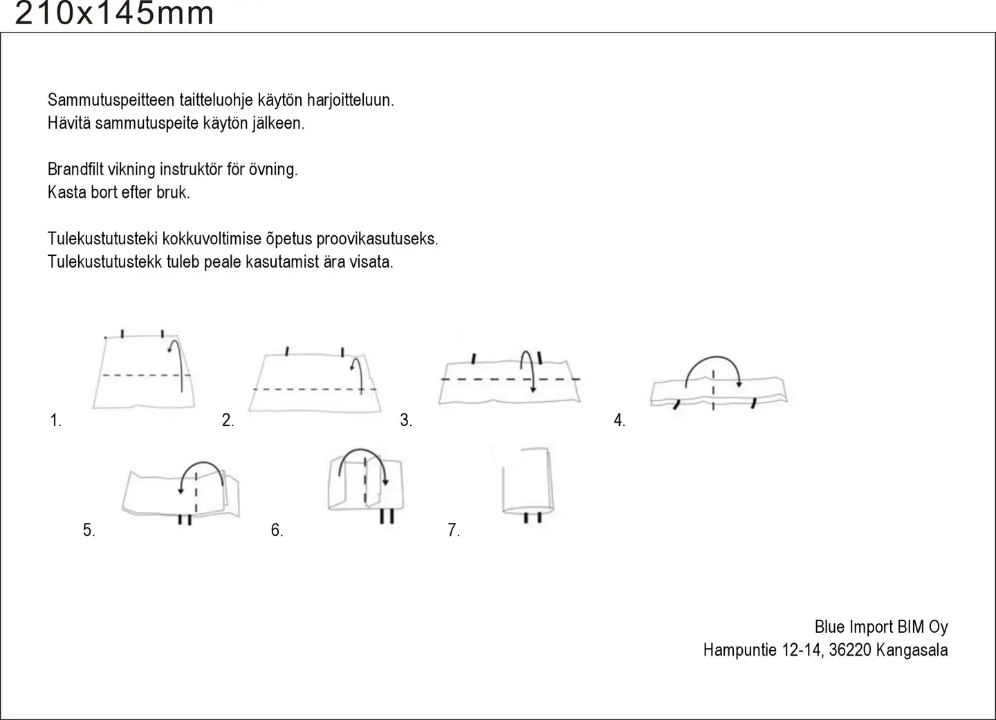 SafeMate sammutuspeite 100x120cm - 3