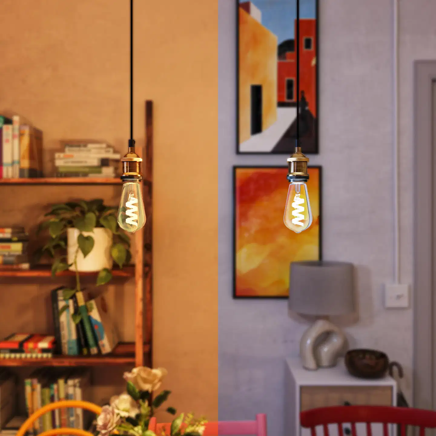 Philips Smart Lighting LED-filamenttilamppu 7W ST64 E27 2000-5000K 640lm Amber - 11