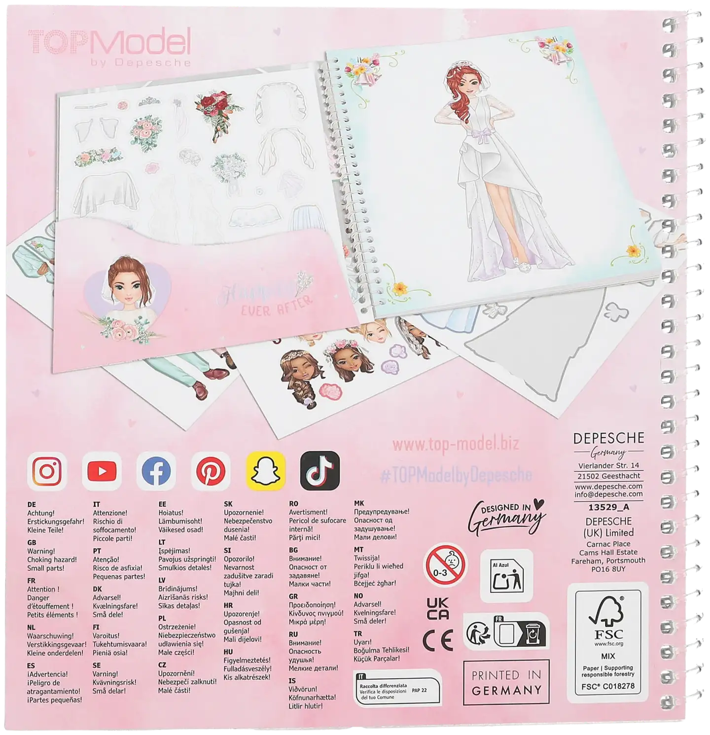 TOPModel tarrakirja Dress Me Up Wedding - 4