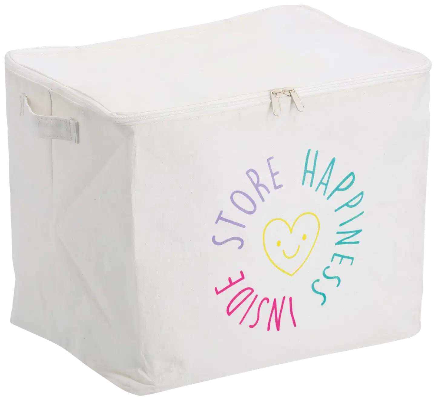 Zeller säilytyskori Happiness vetoketjulla - 1