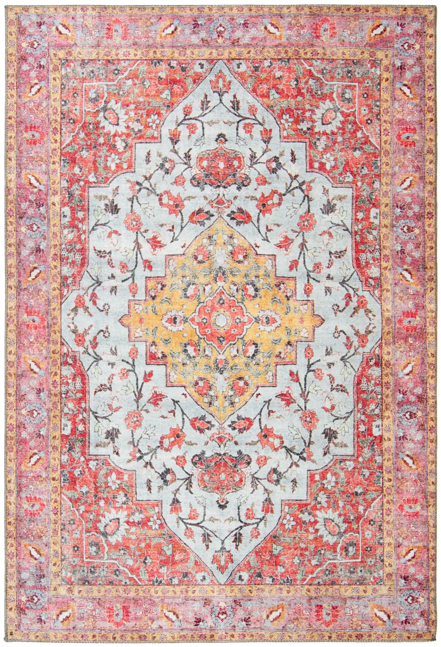 ihankotona kynnysmatto Aya 60x90 cm punainen - 1