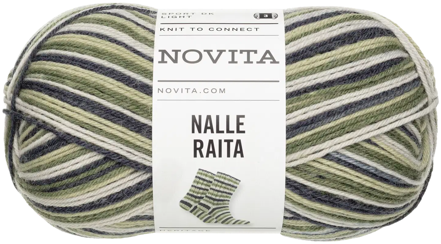 Novita lanka Nalle Raita 100g sammalikko 8451 - 1