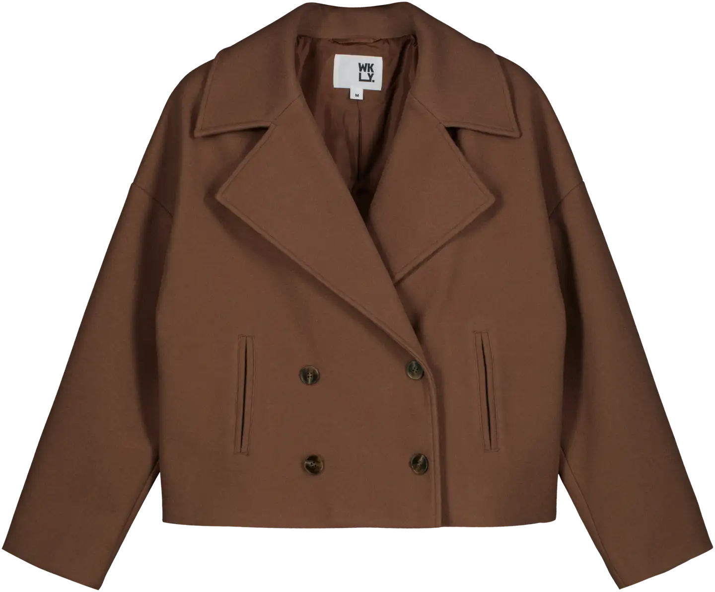 WKLY. naisten kipparitakki 225W322507 - Deep Taupe - 1