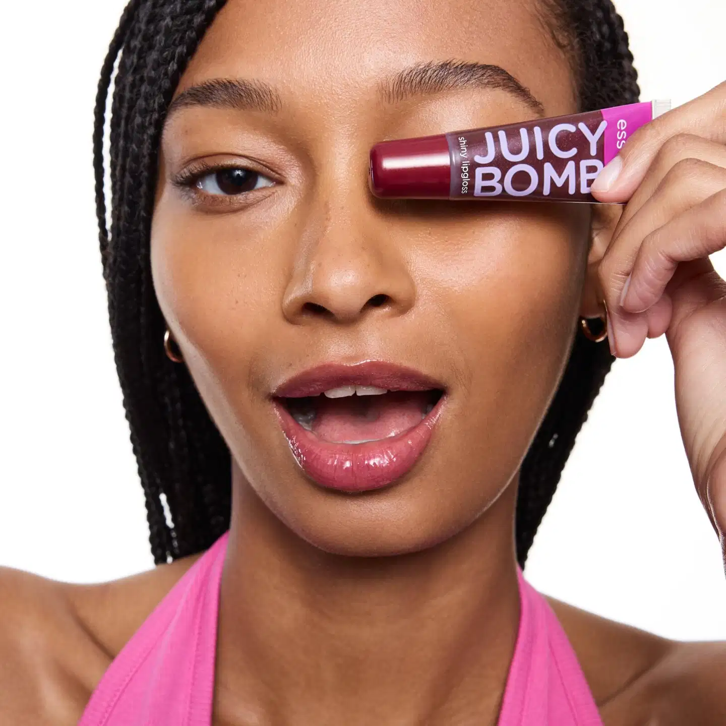 essence JUICY BOMB shiny lipgloss 110 Crushed Berry 10 ml - 6