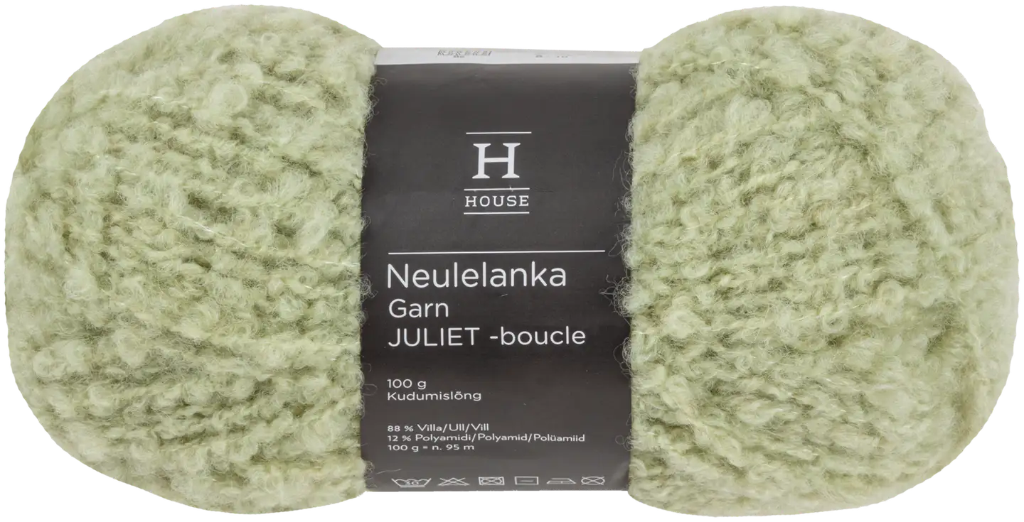 House neulelanka boucle Juliet 100 g Sage green 12111